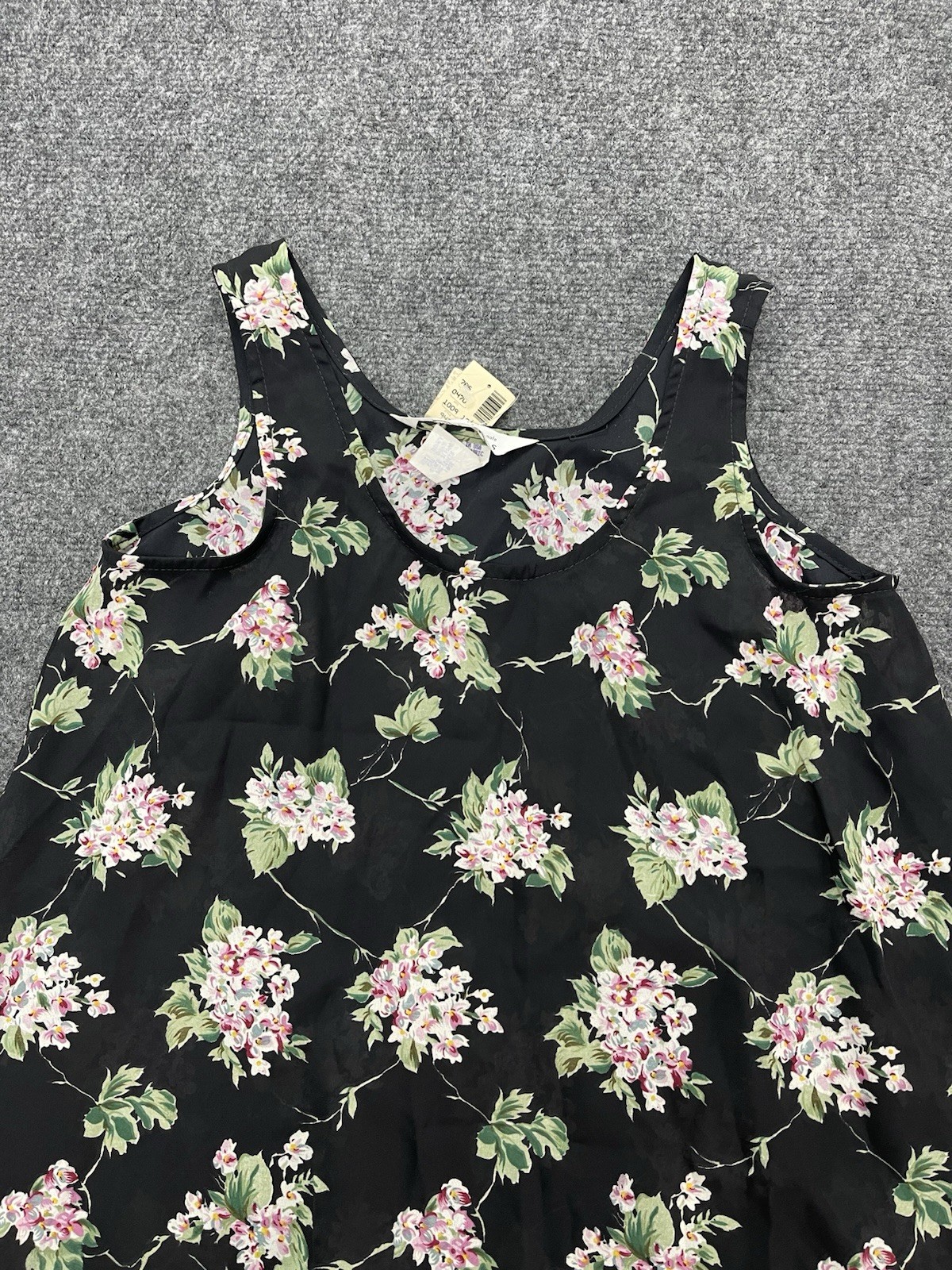 Vtg 80’s Compagnie Internationale Express Sz XS Floral Dress Top Shirt USA Made