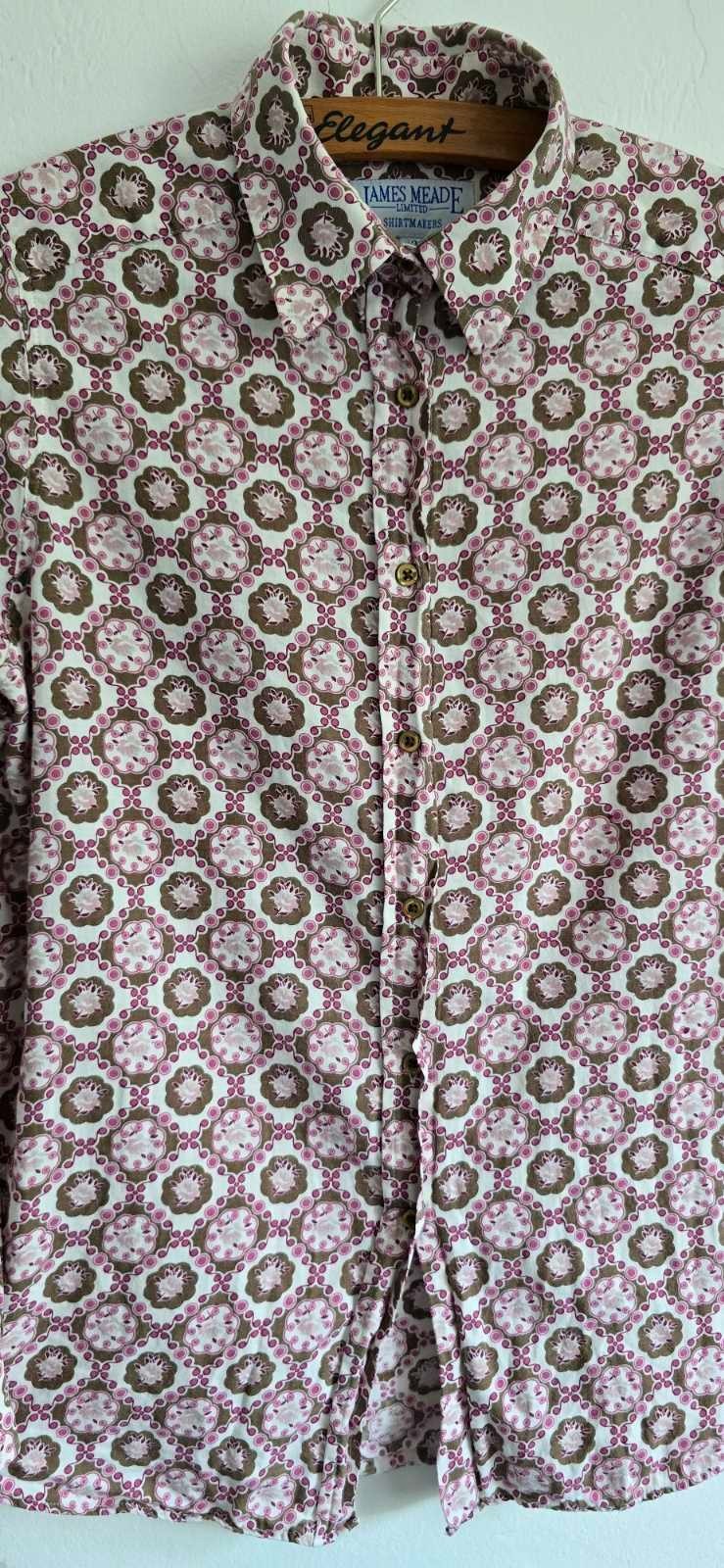 VTG James Meade Liberty Floral Shirt UK 12 Tana Lawn Cotton Long Sleeve Blouse