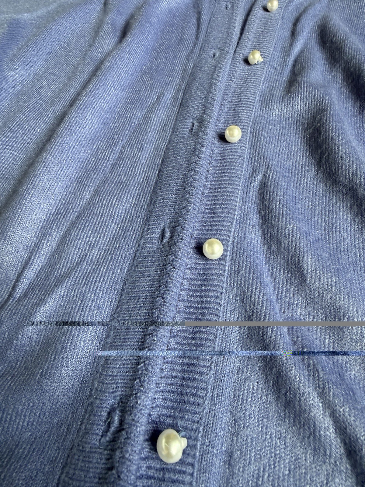 Designer Originals Vintage Sweater Set Periwinkle Made In USA M Acrylic