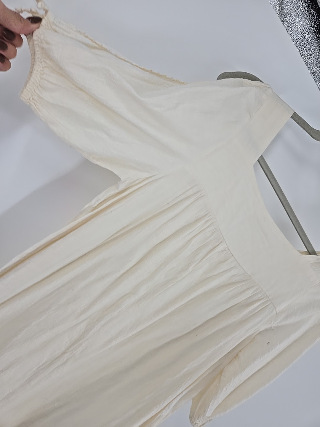 VTG Cotton Night Gown French Bonne Nuit Goodnight Crochet Juli Of Slumbertogs SM