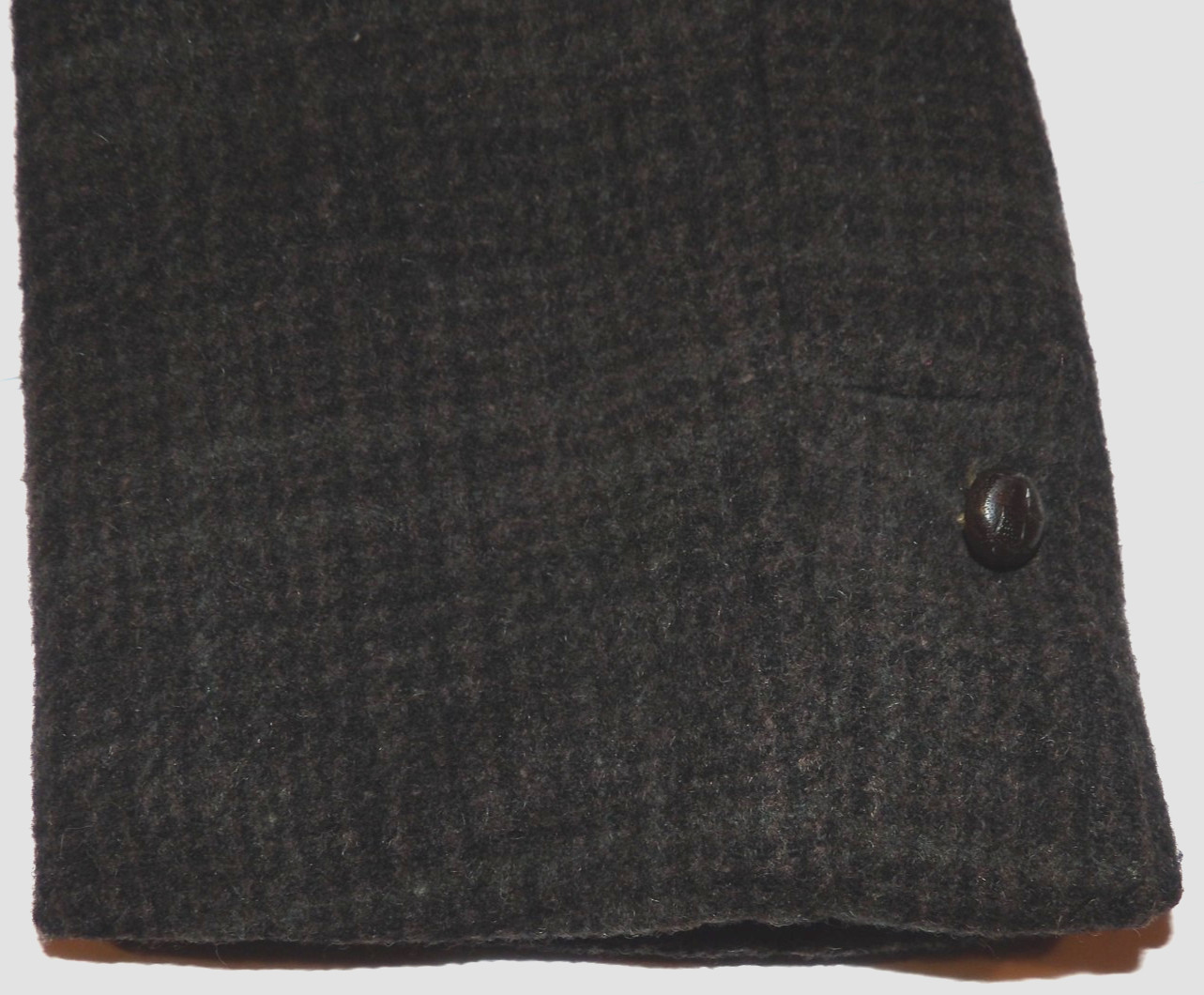 VINTAGE 1950s PENNEY’S PLAID WOOL WINTER COAT! PILE LININING! 4-BUTTON FRONT! 42
