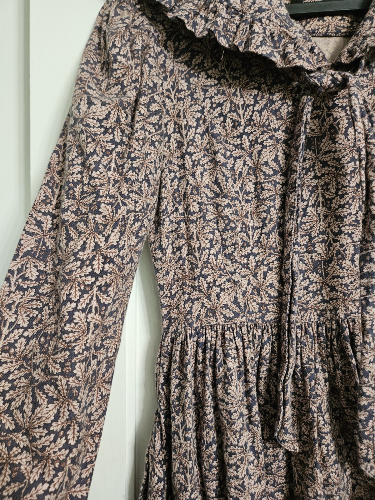 Vintage Laura Ashley Dress US Size 12 UK Size 10 Prairie Short Long Sleeves