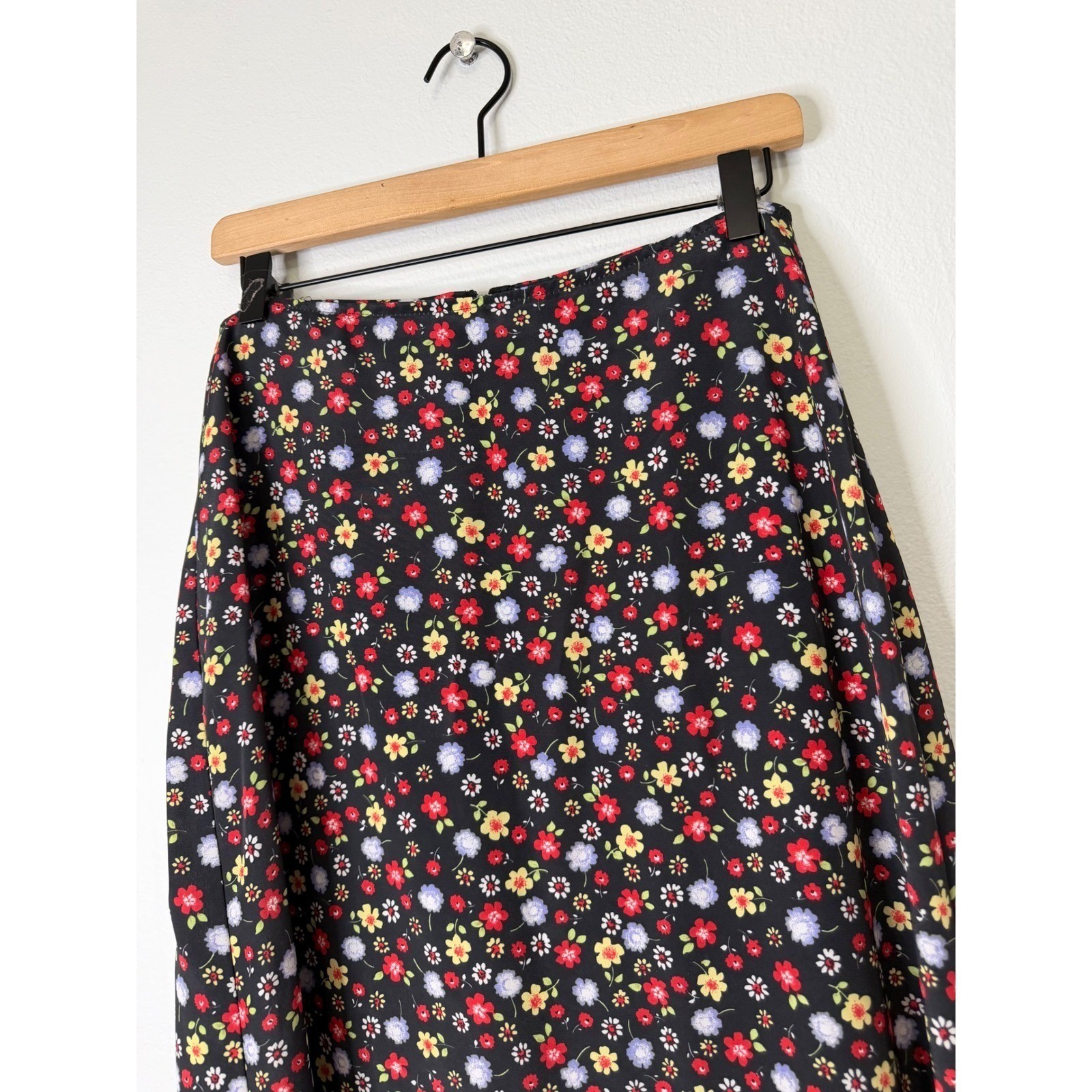 Vintage 80’s-90’s – Floral Midi Maxi Straight Skirt Cottagecore Whimsy