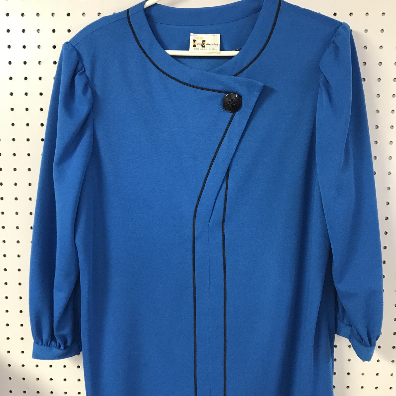 Vintage Marty Gutmacher Blue Size 16 Dress