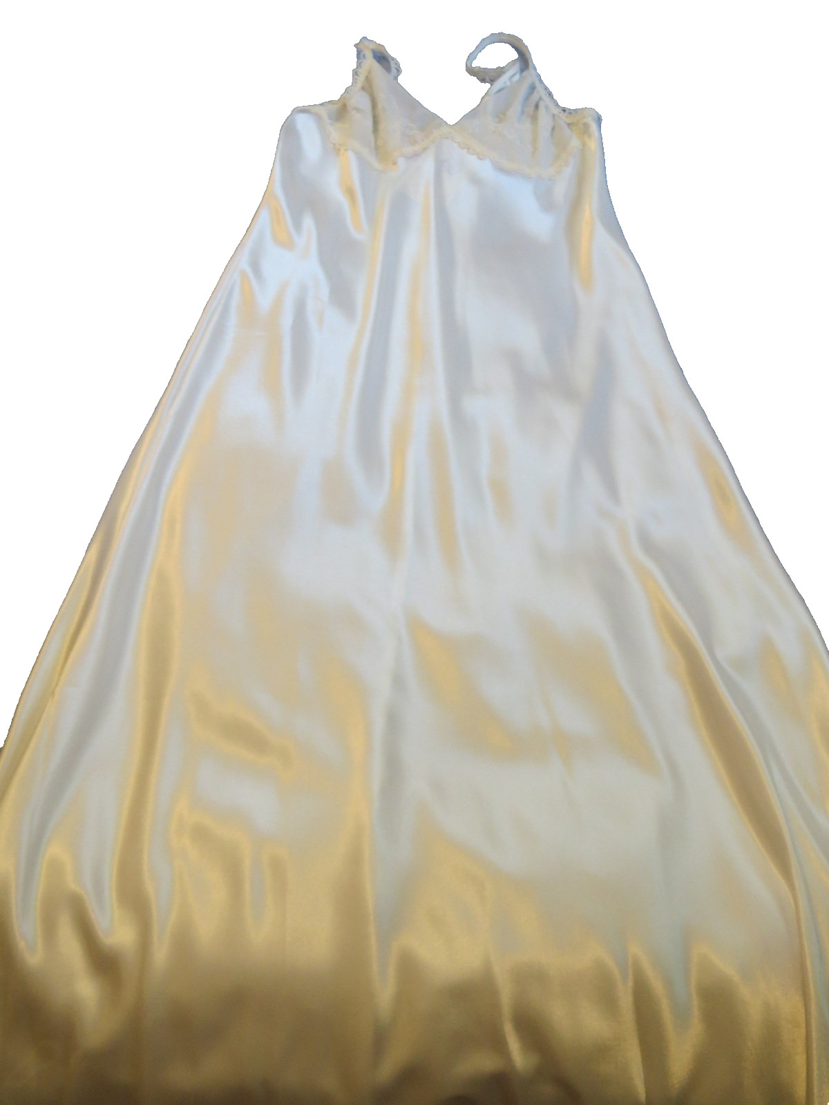 Vtg Rashella 2000 White Delicate Nightgown Feminine Original Tags Size XL