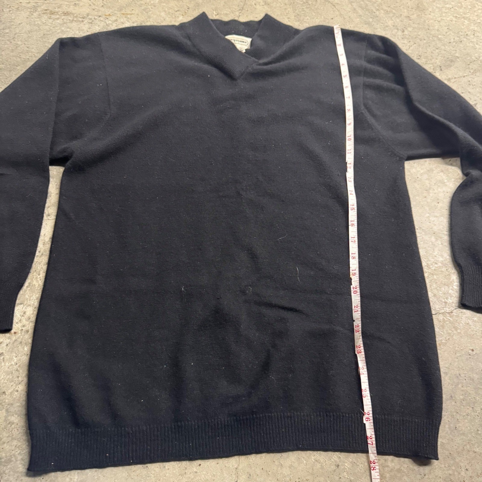 Lauren Alexandra VTG Cashmere V Neck Sweater S/M Retro Old Money Minimalist