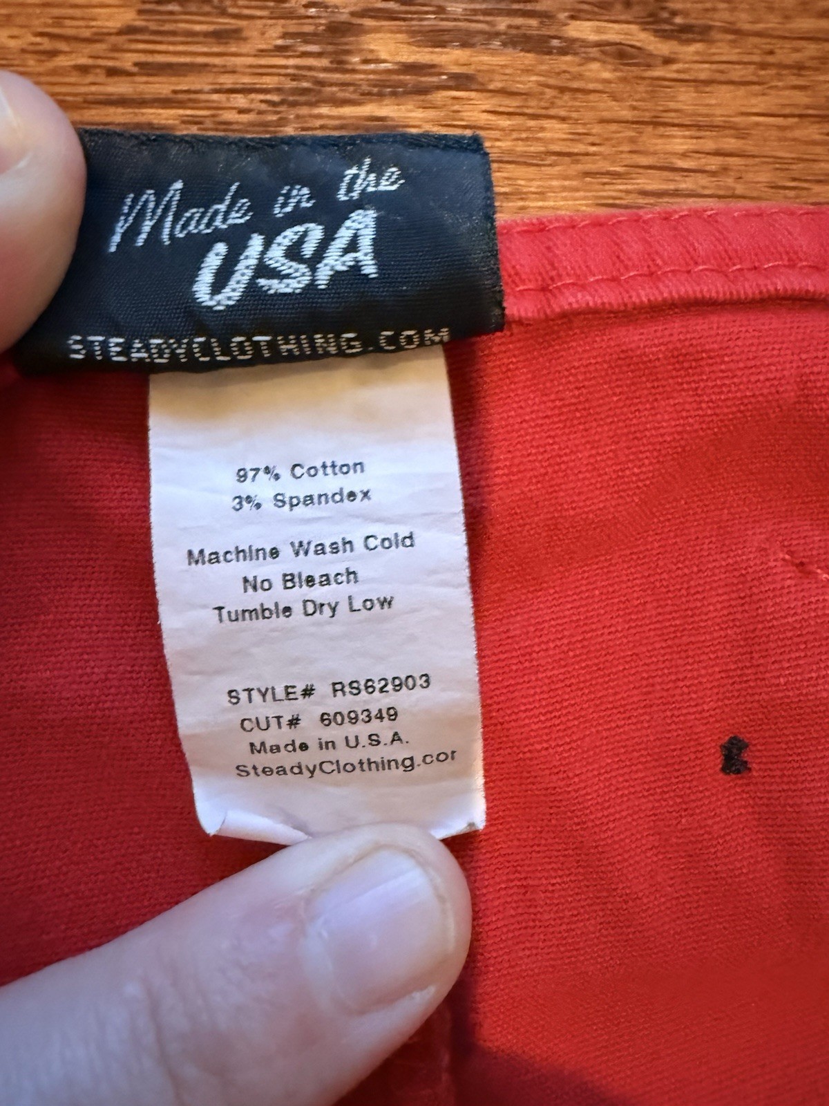 Women’s Early 2010’s Rock Steady Size XL Red High Waist Peddle Pusher Pants