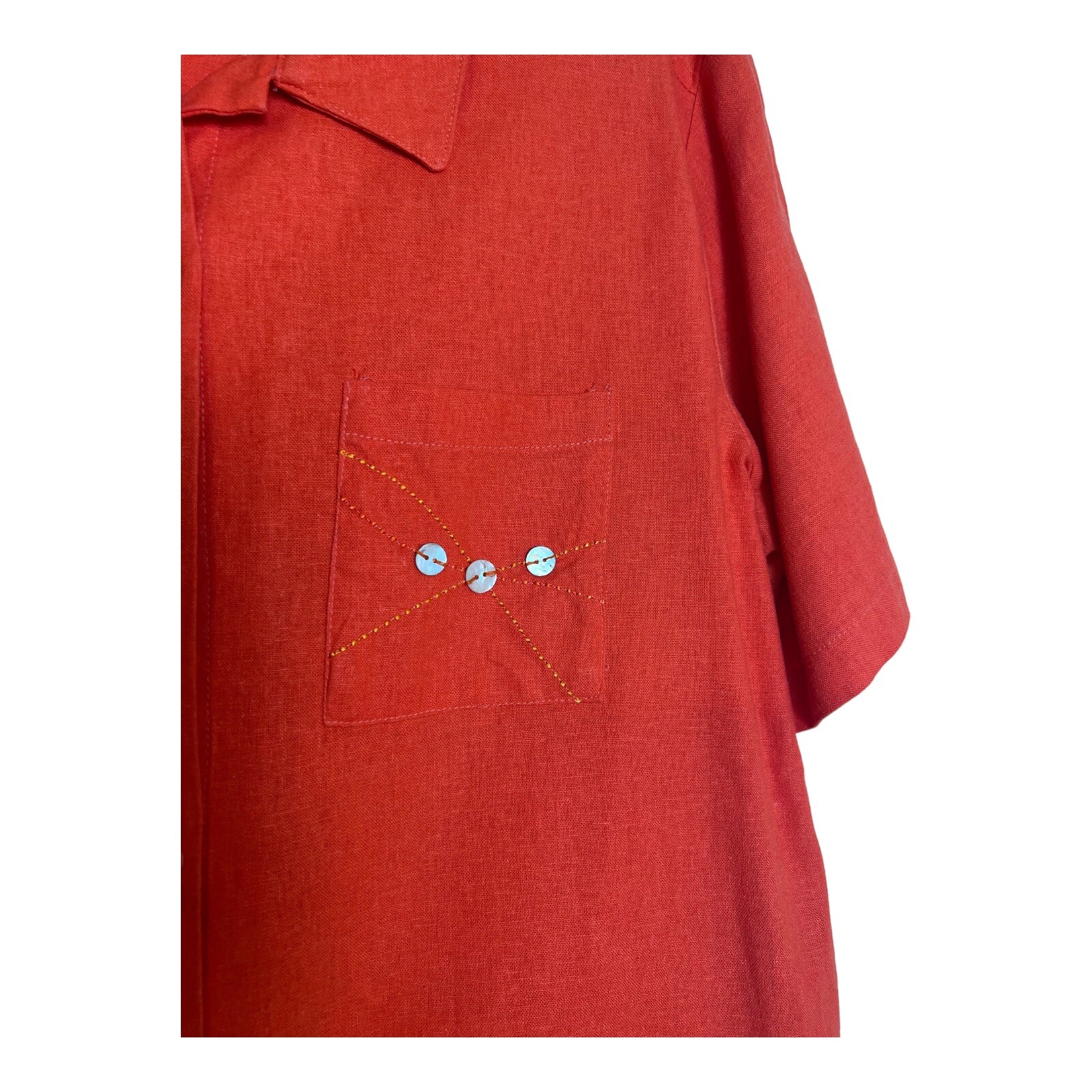 Vintage Studio Works Size Medium Orange Pants With Pockets 2Pc Set Casual Work