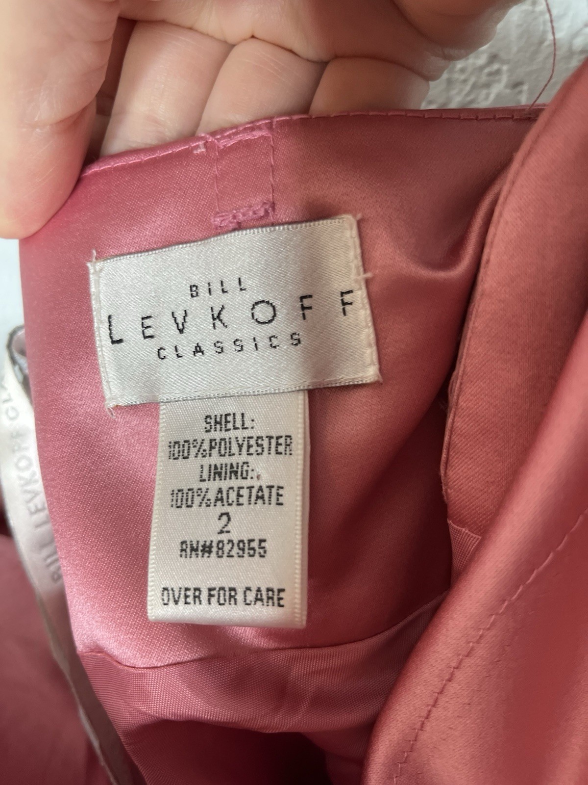 Bill Levkoff Classics Y2K Strapless Dress Pink Prom Hoco Party Gossip Girl