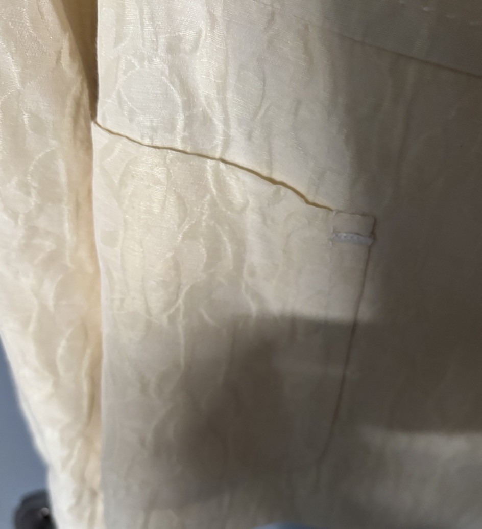Max Studio, Special Edition, Cream, Linen Blazer, Work Office Vintage Women Sm