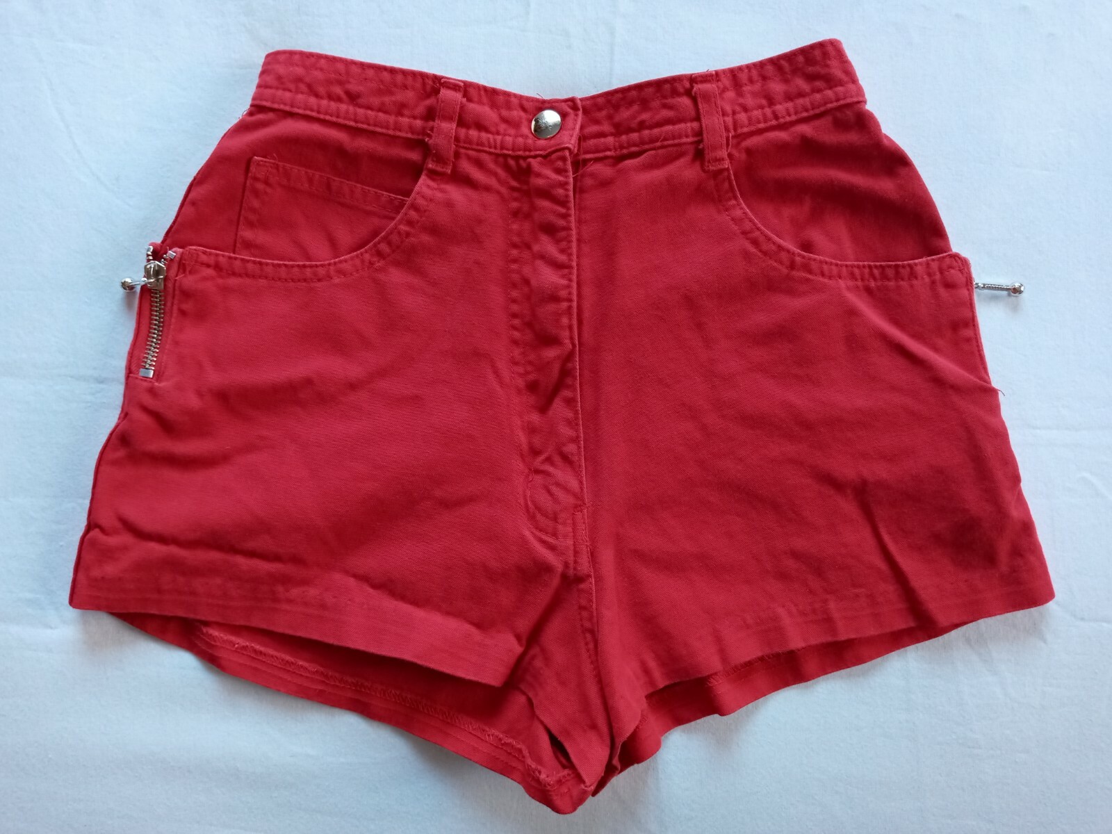 Tomboy Le Sport Red Booty Shorts Size 5 Made In Hong Kong 100% Cotton Vintage