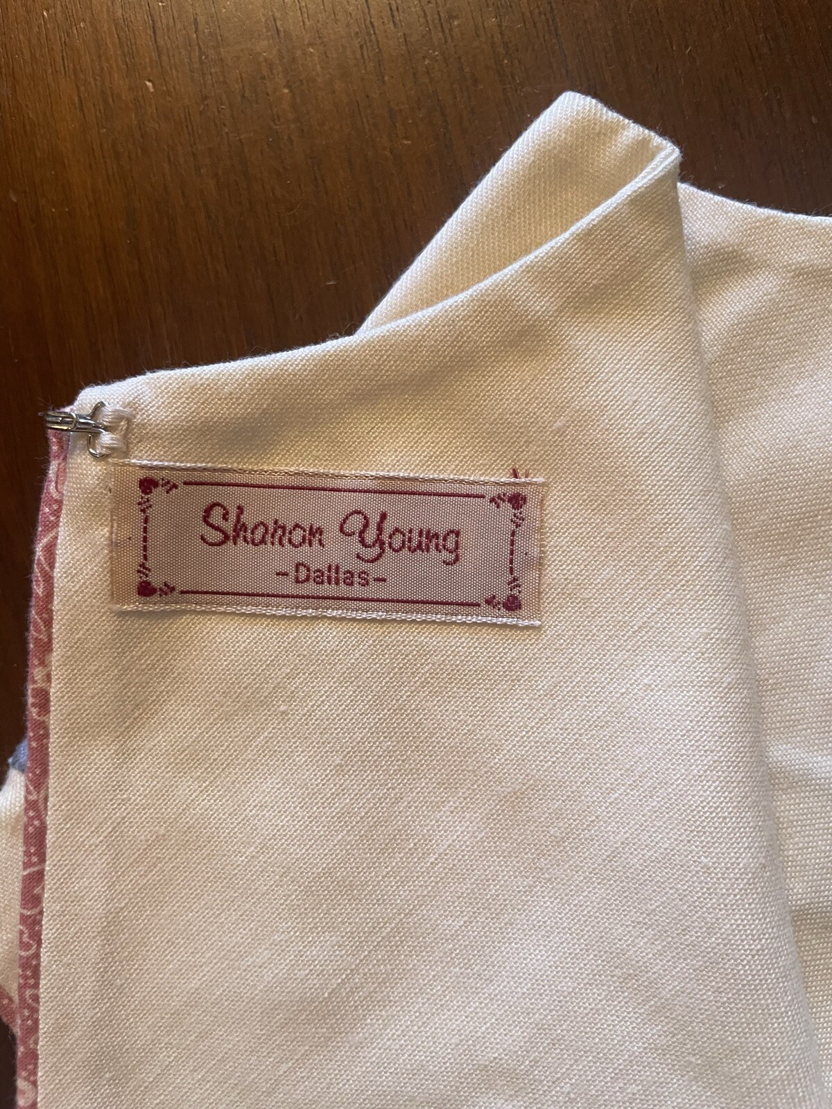 Vintage Sharon Young Quilted Collar Cottagecore Versatile Modest Hearts Calico