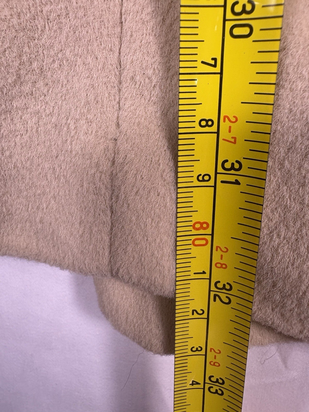 Vintage Kashmiracle Cashmere Coat Beige USA Made Wellington Fashions
