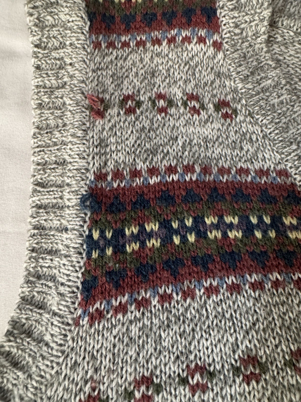 Vintage 90s Knit Sweater Vest Granny Core Cottage Preppy Size Small