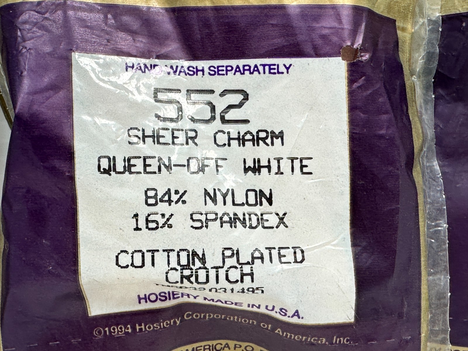 2 SILKIES Pantyhose Nylon Spandex X-Large Queen OFF WHITE 523 SHEER CHARM NEW