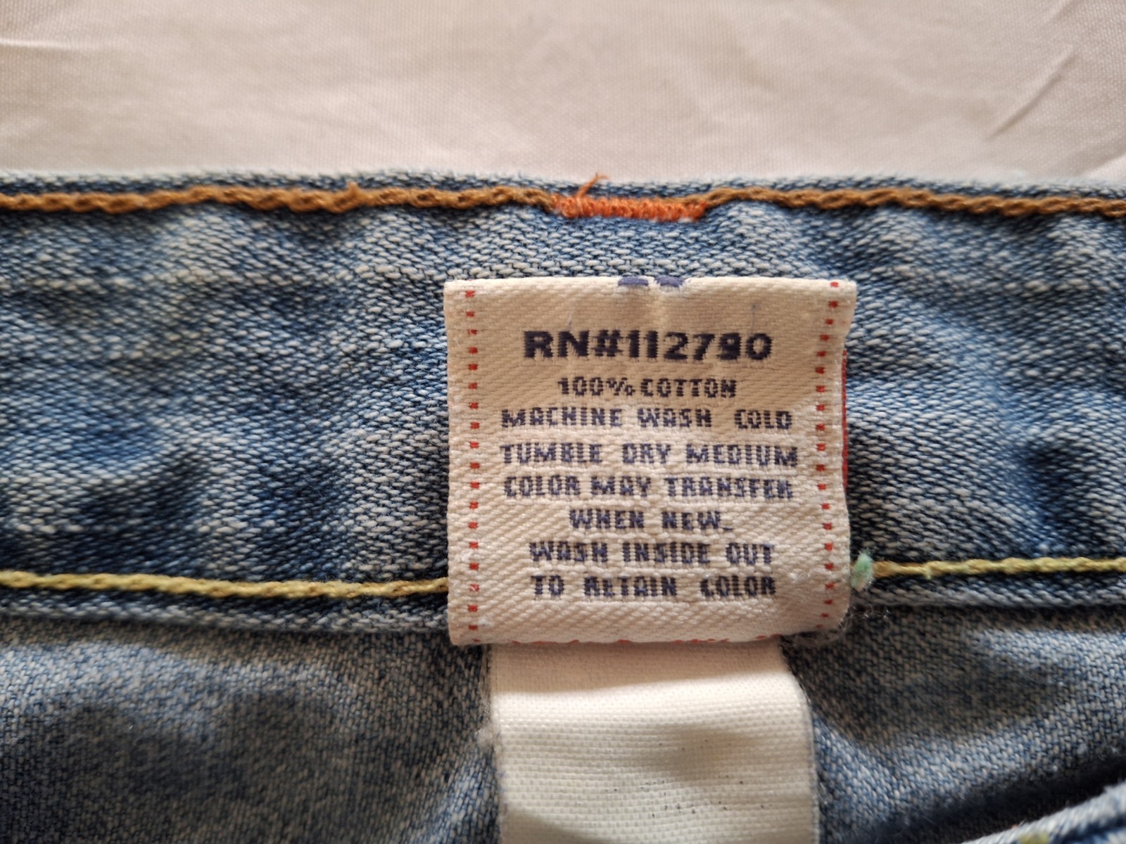 VTG TRUE RELIGION Y2K Bobby Flare Embroidered Lady Godiva Medium Wash Jeans 26