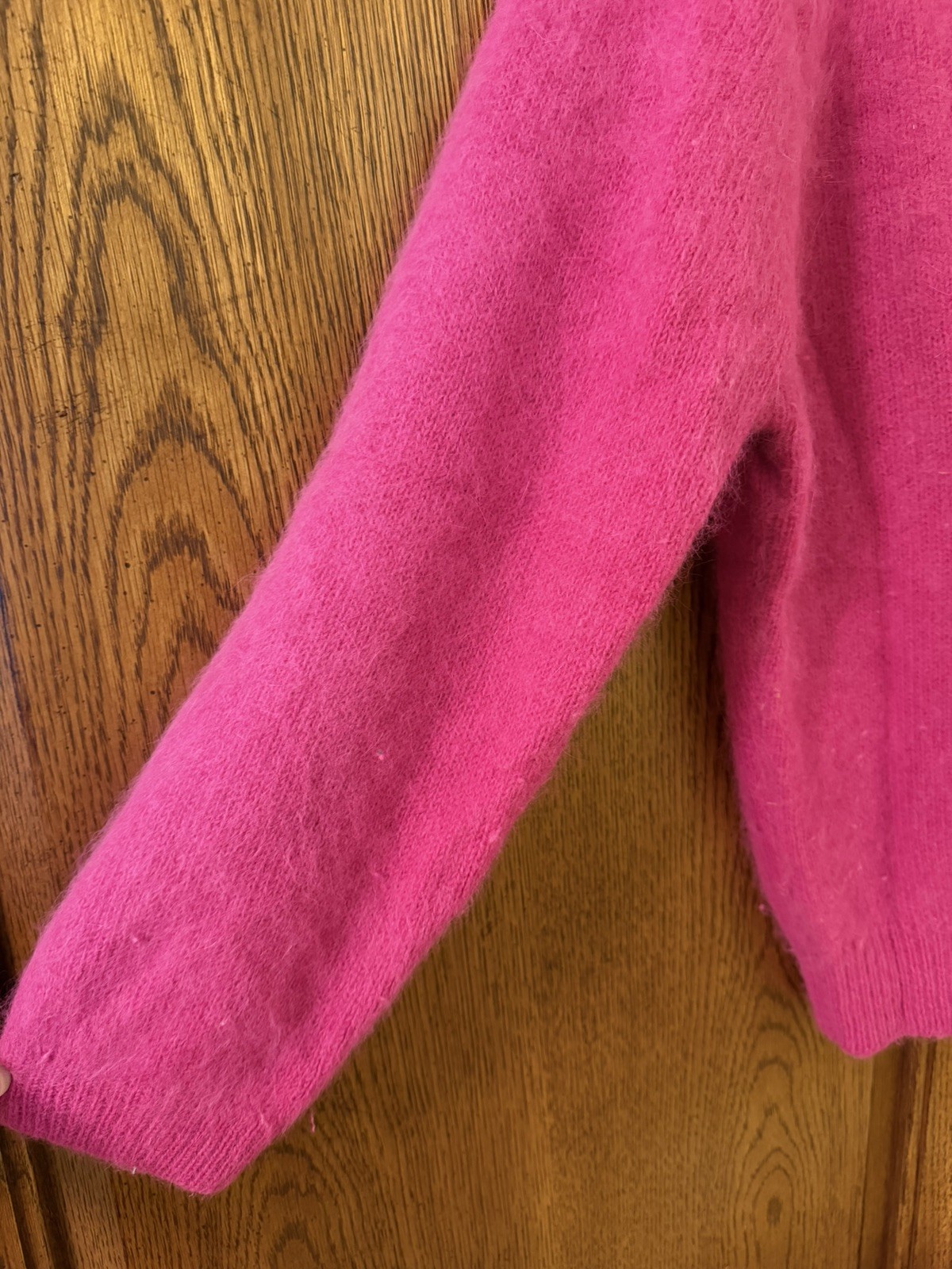 VTG Nardis of Dallas 1960’s Pink Cardigan Angora, wool and Nylon