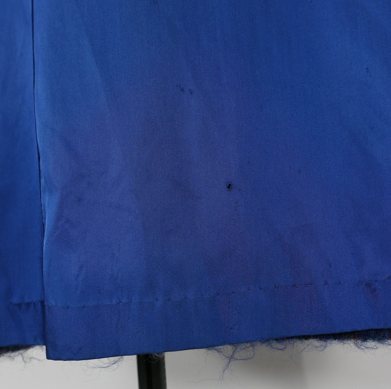 VTG Emily Wetherby Mohair Long Coat Women’s 10 ~ Blue /Purple Fuzzy Cozy USA 60s