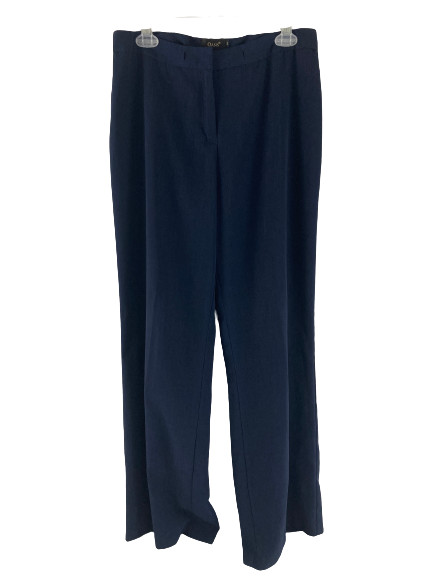 Vintage Oasis Navy Blue Women’s Pants Size 14 Lightweight Casual Slacks