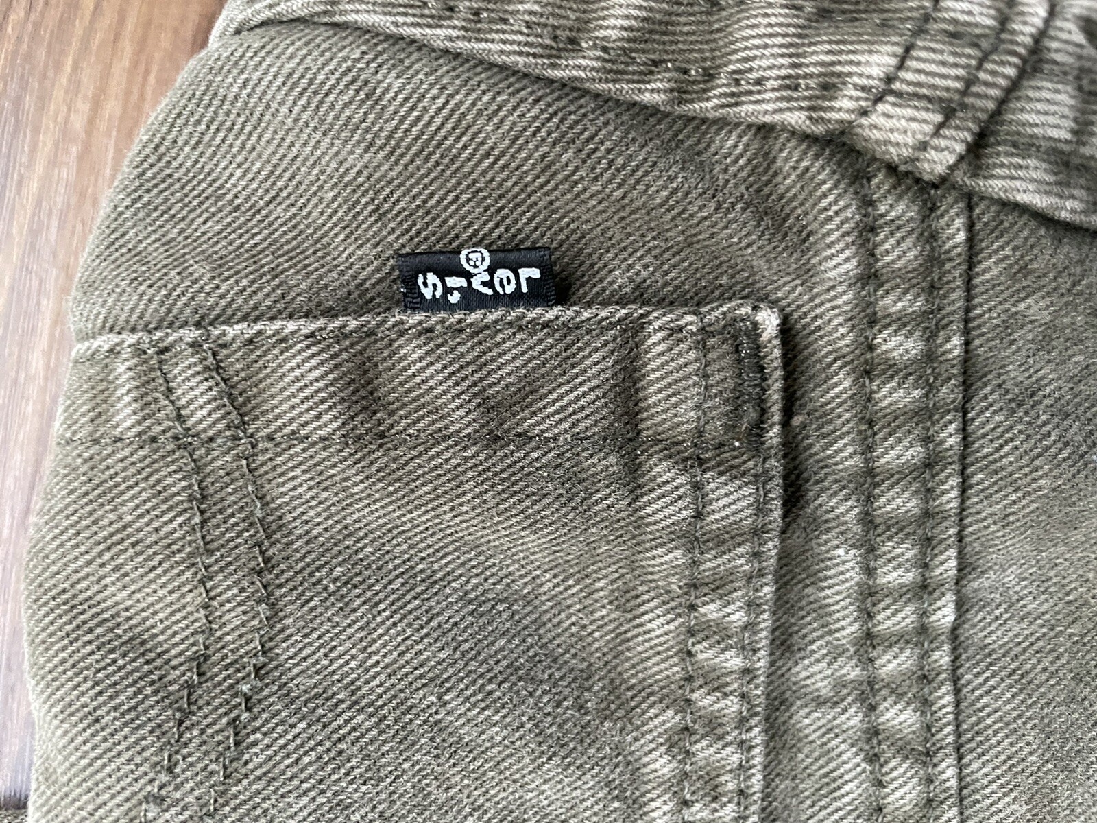 Vintage USA | Levi’s 550 Jeans VTG Mom Style Jean Green Olive | Black Tab S: 8