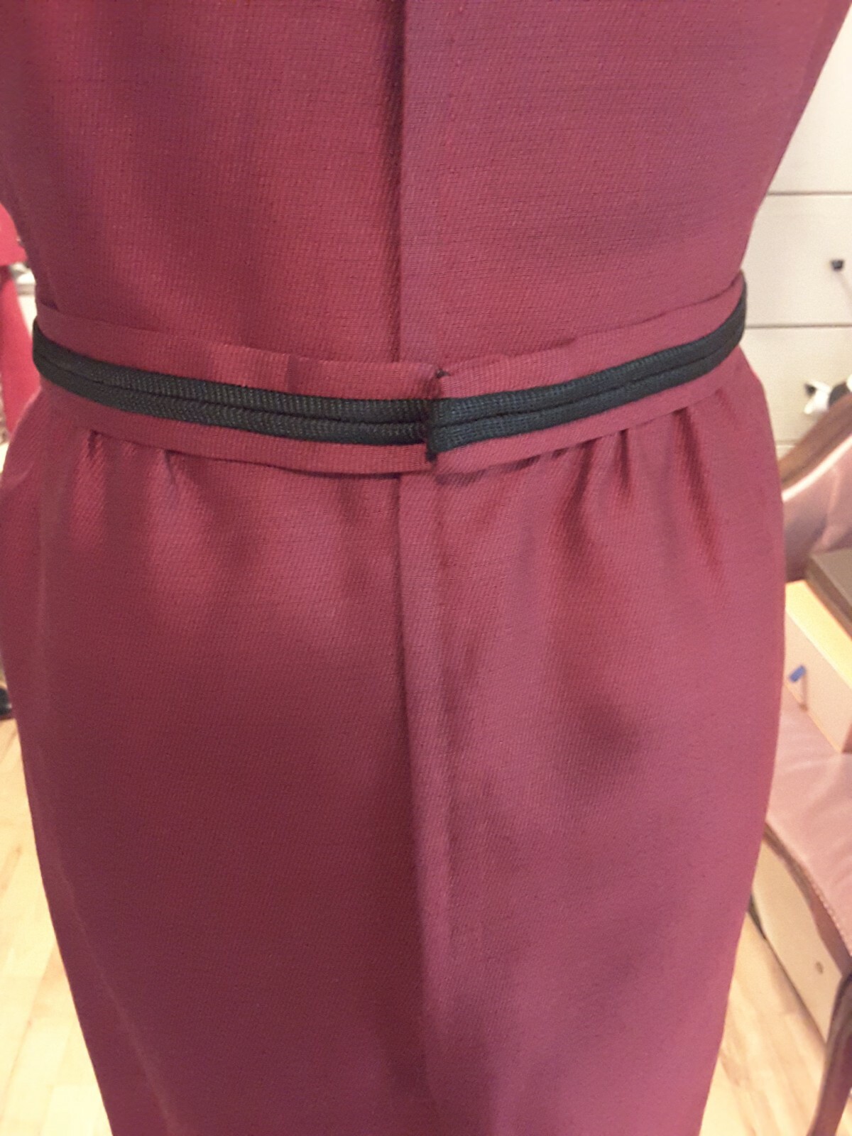 Red Vintage Dress By Mollie Parnis New York 5th Avenue