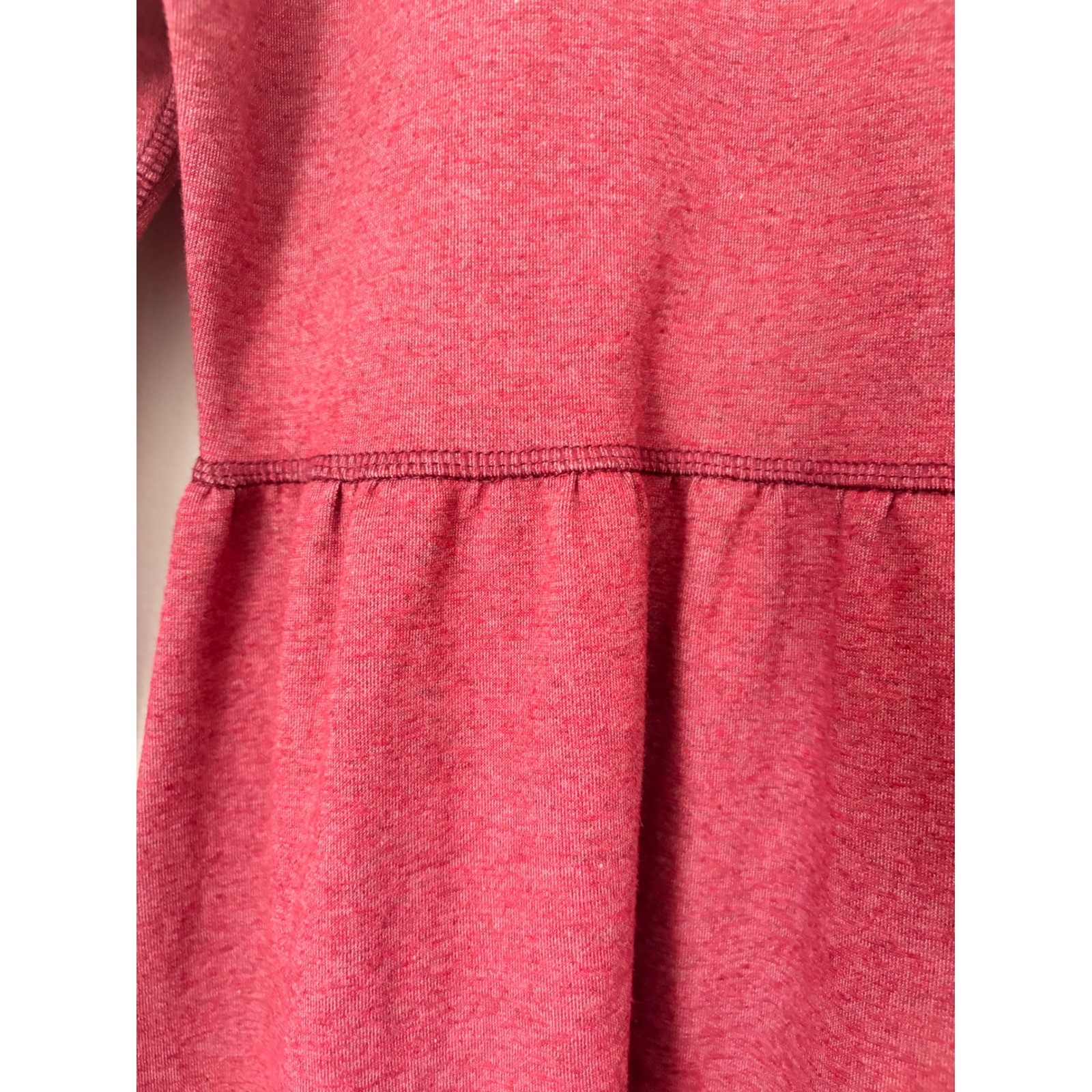 Vermont Country Store Comfort Knit Reversible Dress Burgundy Green Sz XS