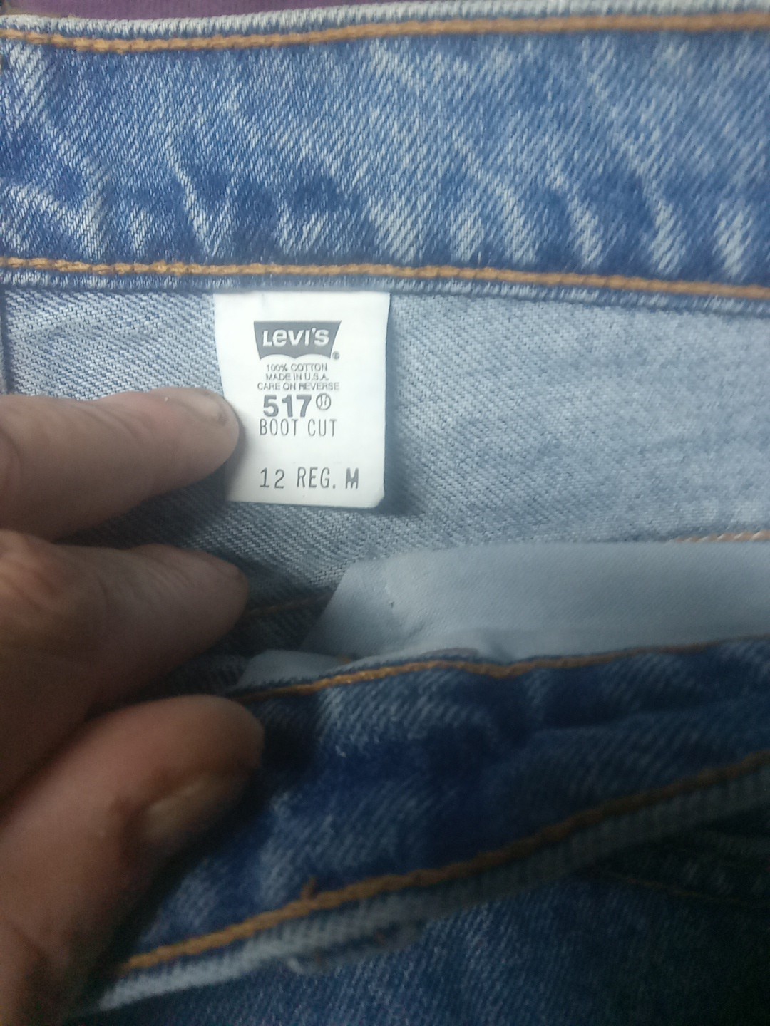 Levi’s 517 Boot Cut Size 12Vintage Reg M Unworn W/out Tags 90s Denim Red Tab