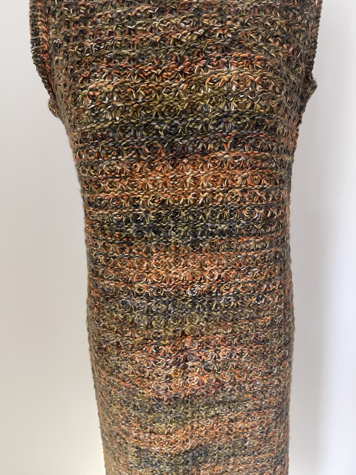 Bernat Klein Vintage Wool Dress Cardigan Sweater Set Chunky Knit
