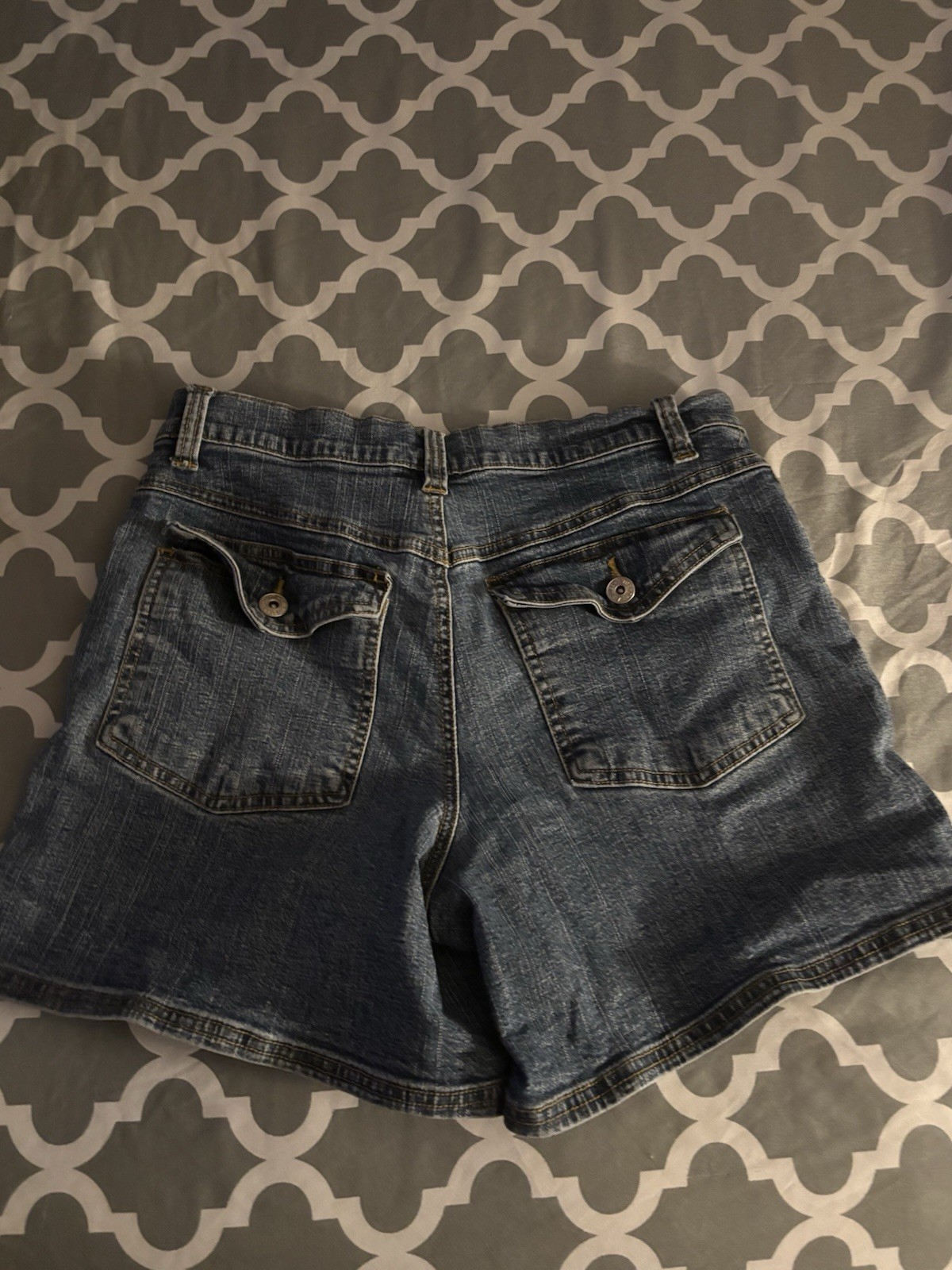 Vintage Womens Size 8 LA Blues Stretch High Rise Y2K 2000’s Summer Jean Shorts