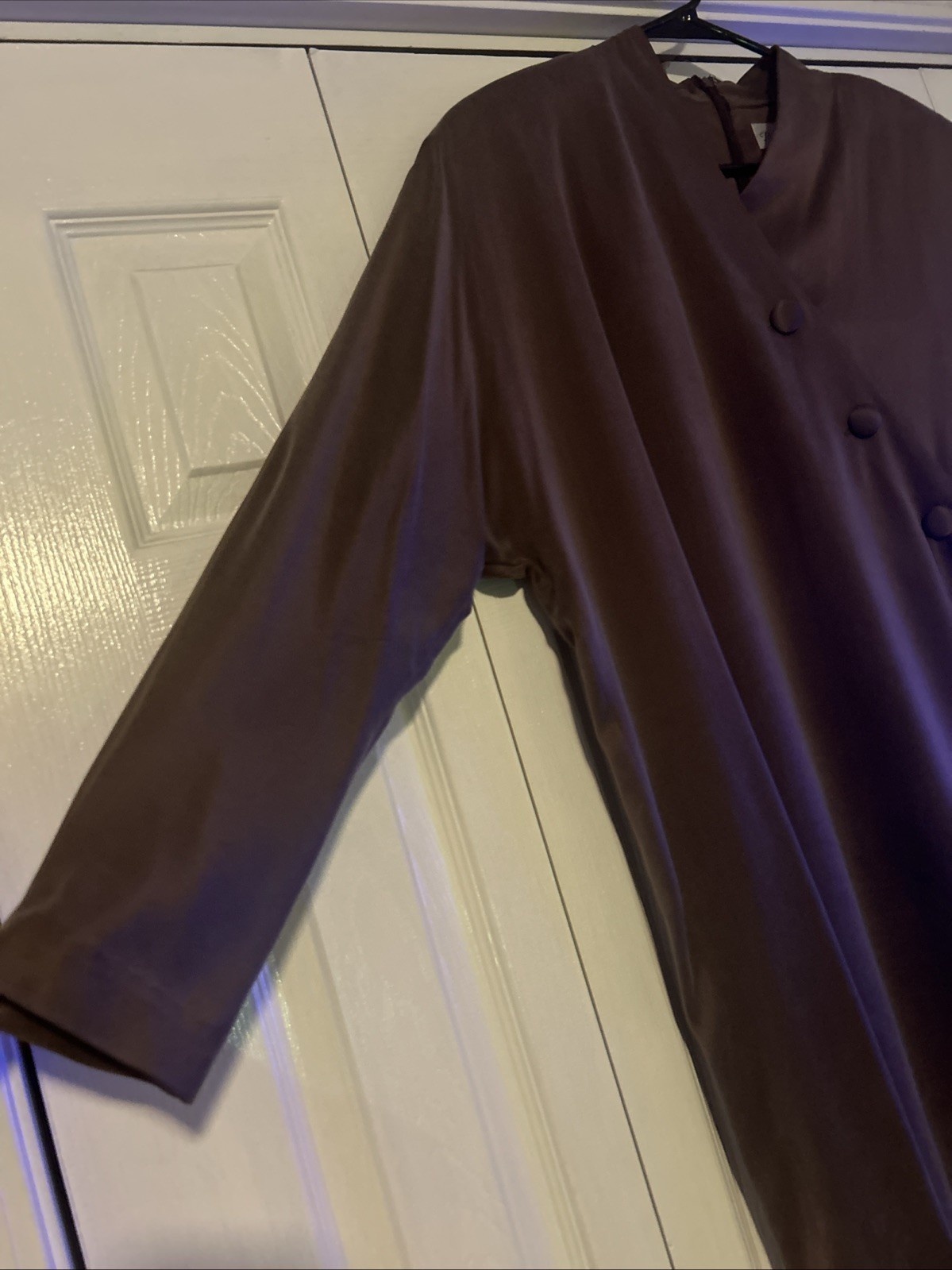 VTG Papell Too Silk Crepe Minimalist Cocoon Dress 90s Art To Wear Size 14