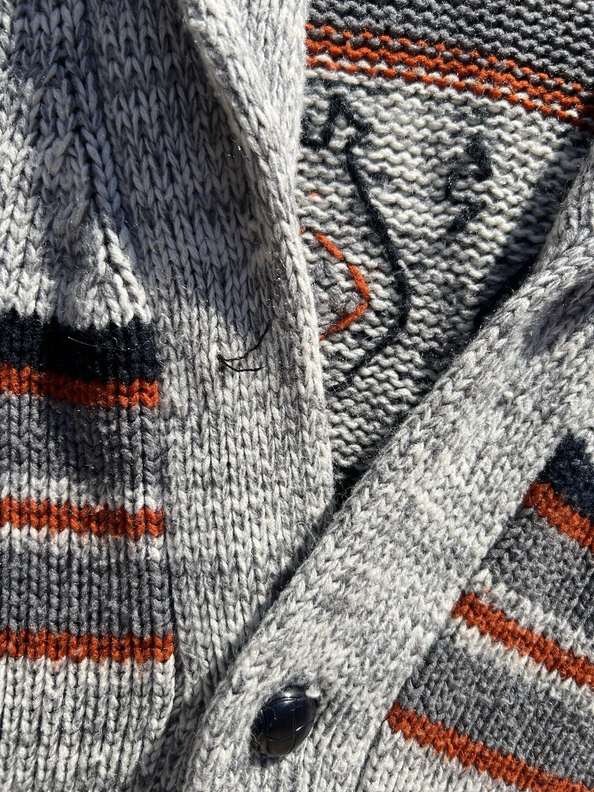 Vintage 70s Women’s Shawl Collar Cardigan Made By Sigallo Size Large
