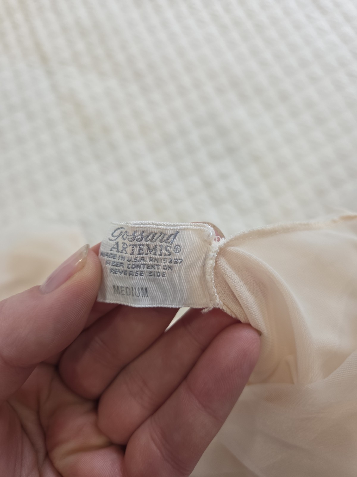 60s Gossard Artemis Butter Cream Nylon Chiffon Sheer Swing Nightgown Chemise