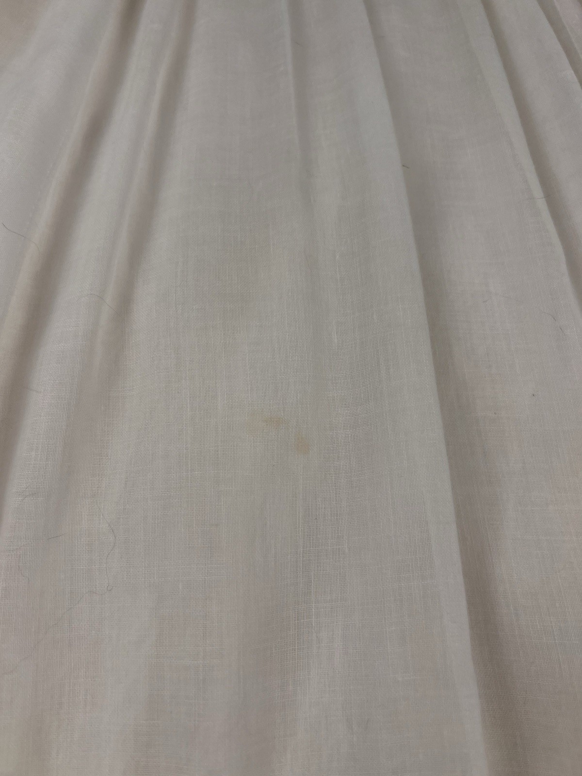 VTG 70s Candi Jones California Dress Ivory Prairie Lace Maxi Boho Cottagecore 11