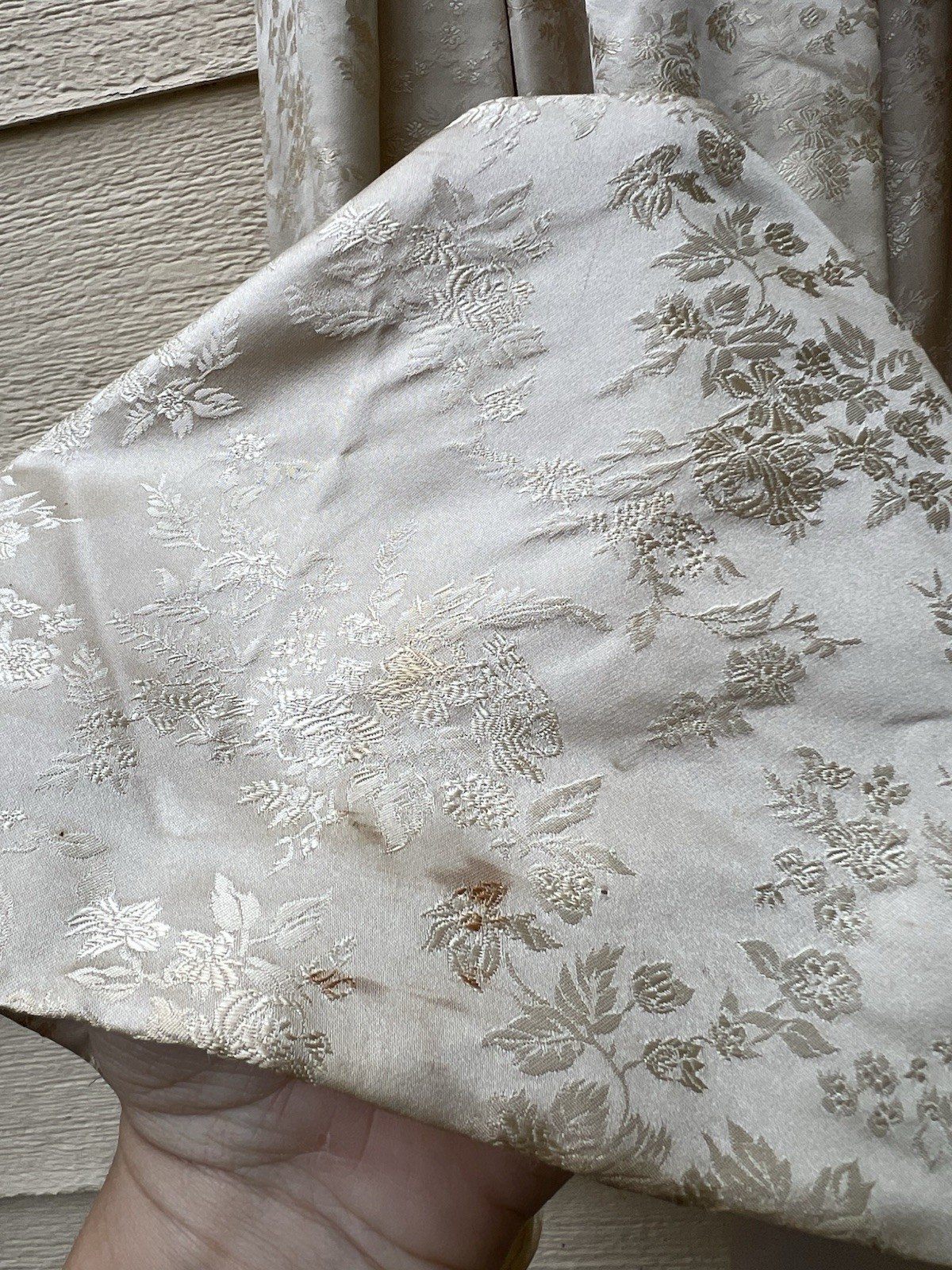 Vintage Wedding Dress Size S/XS Ivory Floral