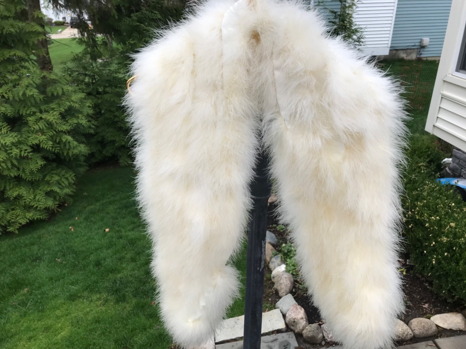 1960’s Ostrich Boa (58 inches long) with Satin lining