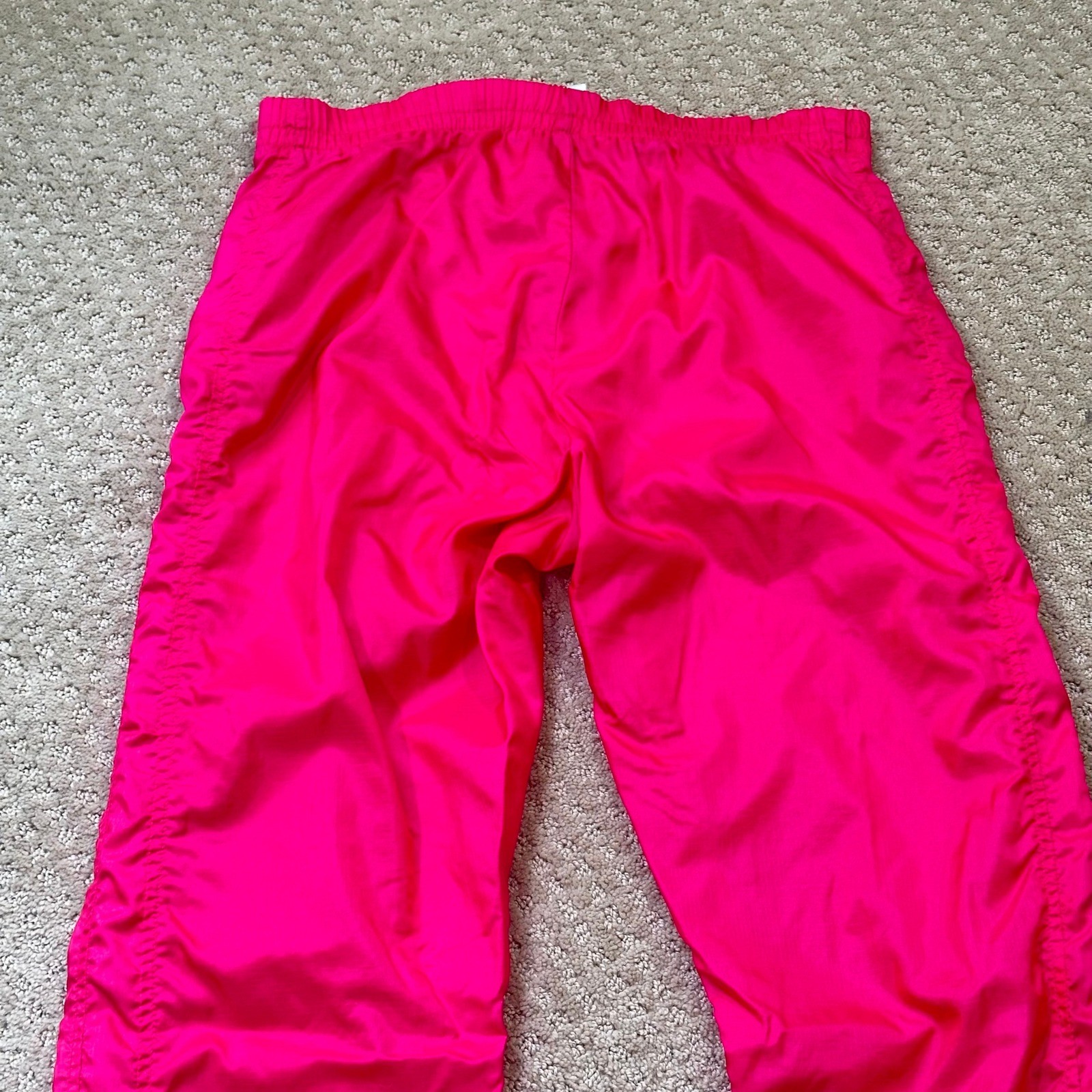 Vintage Nike Track Suit Womens Medium 10-12 Neon Pink Windbreaker Pants 80s 90s