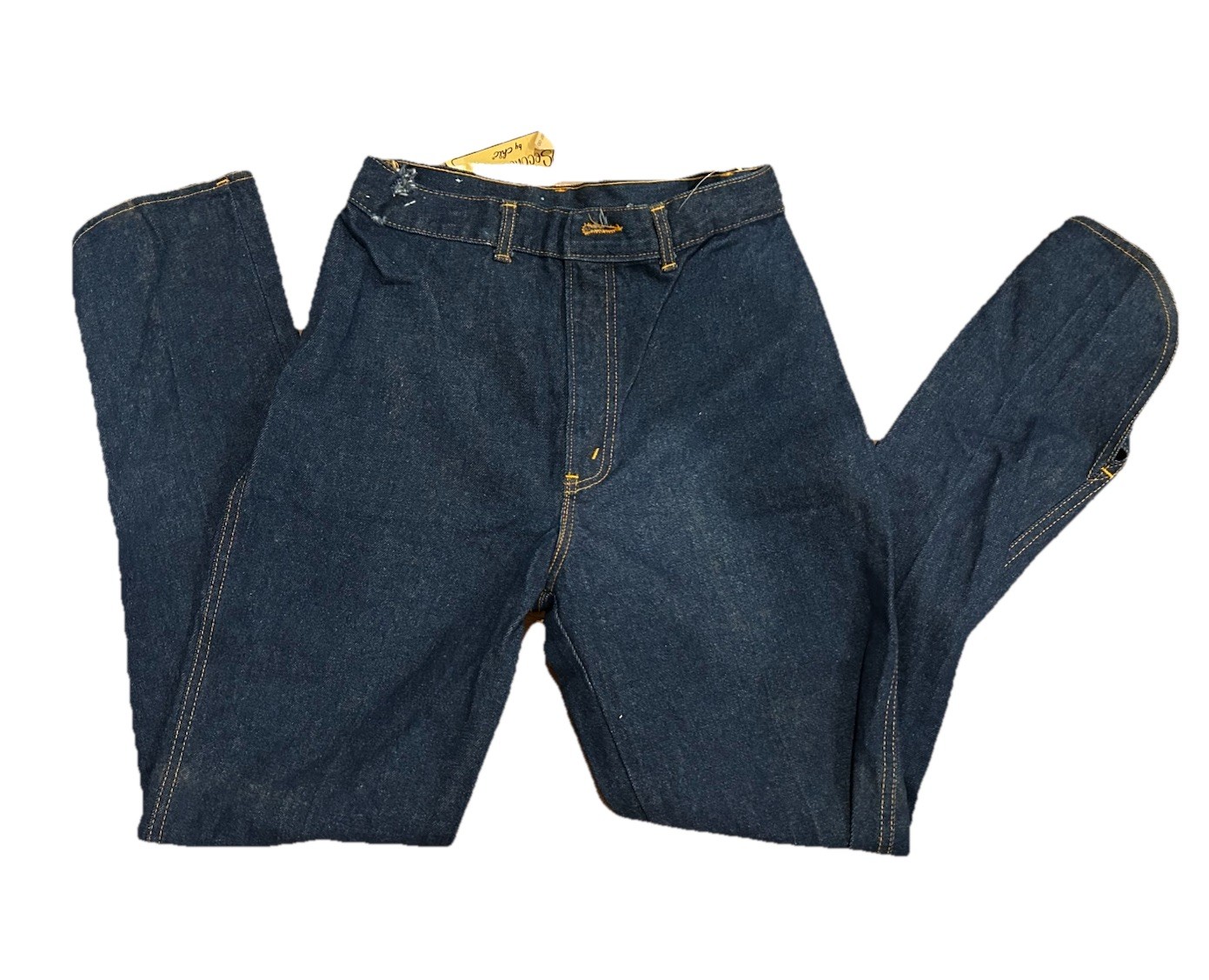VTG Chic by H.I.S. High Waisted Jeans Deadstock NWT Second Skins Dark Wash 13/14