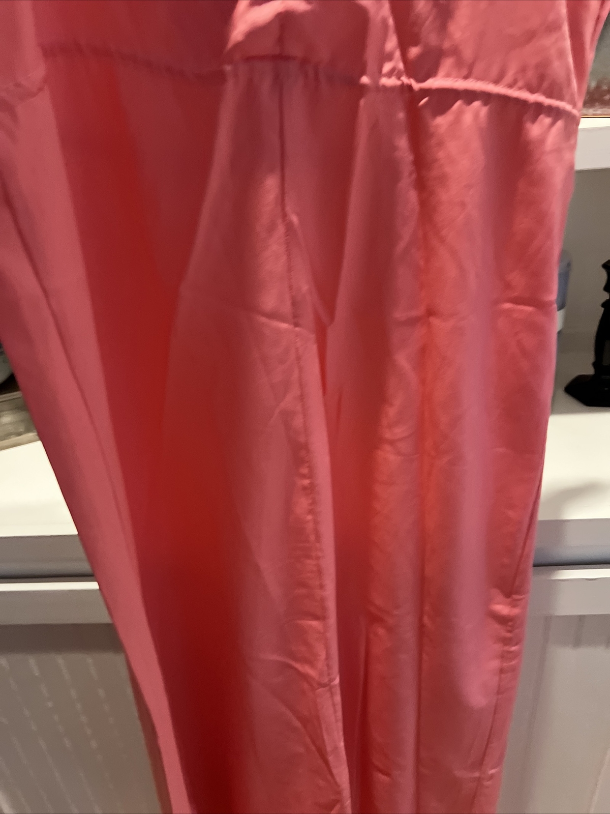 PINK vintage US Medium NIGHTGOWN slip empire 1960s Nite Owls Godfried long