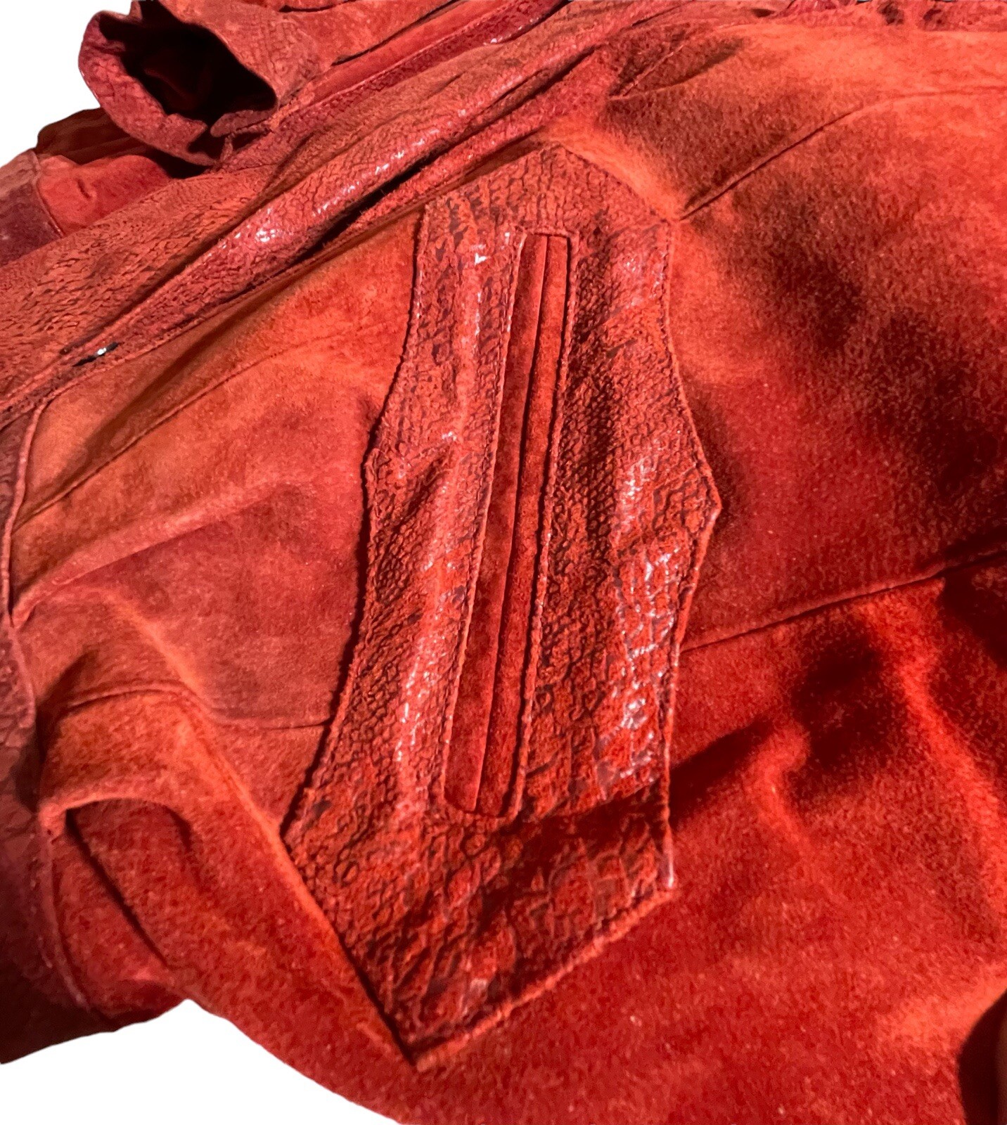 Vintage G-III Leather Fashions Red Lined Leather Jacket EUC 80’s 90’s