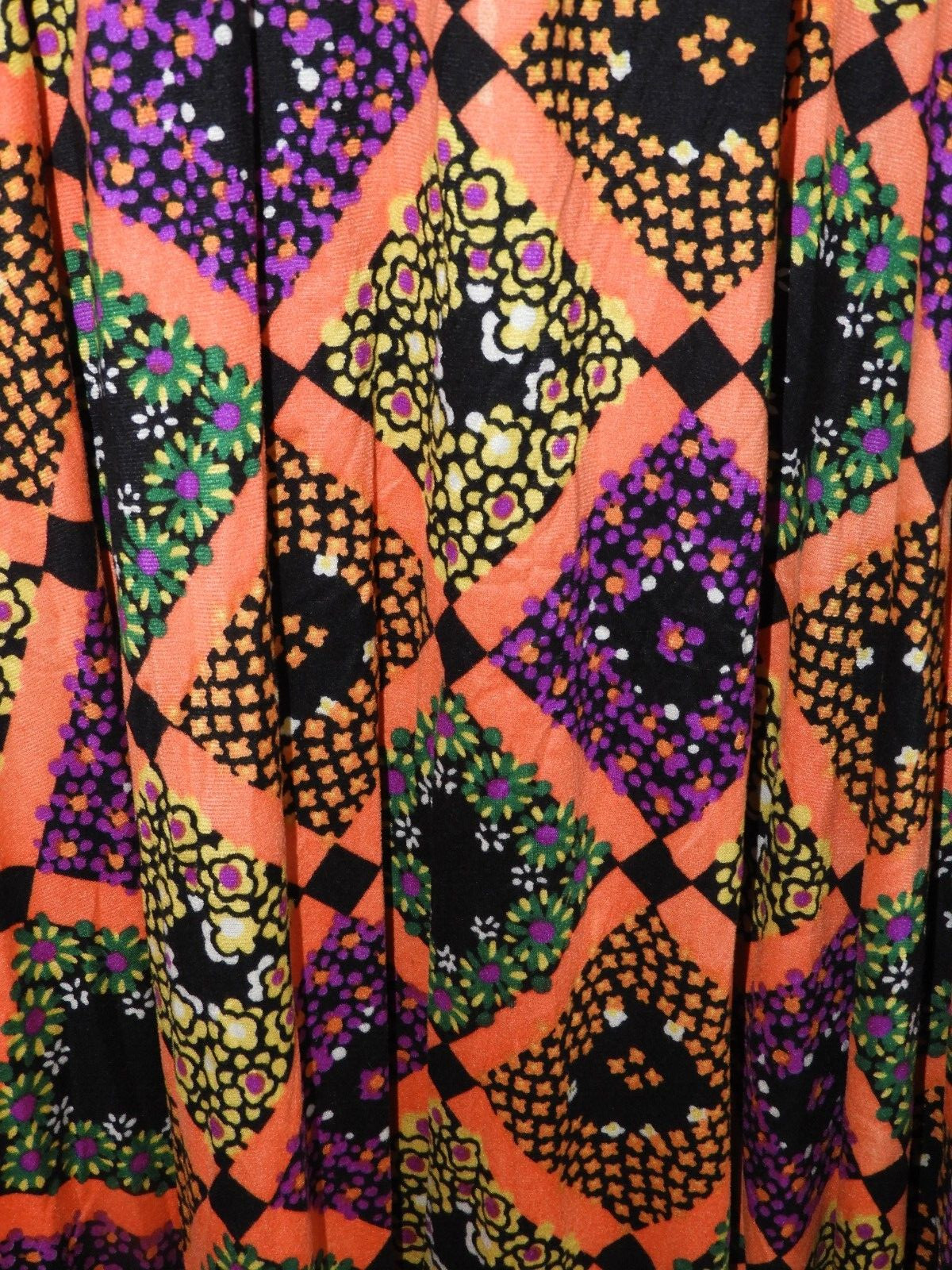 Meleny Road Retro Dress Costume Halloween Sylvia Madon Hippie Sz 11 Small 70’s