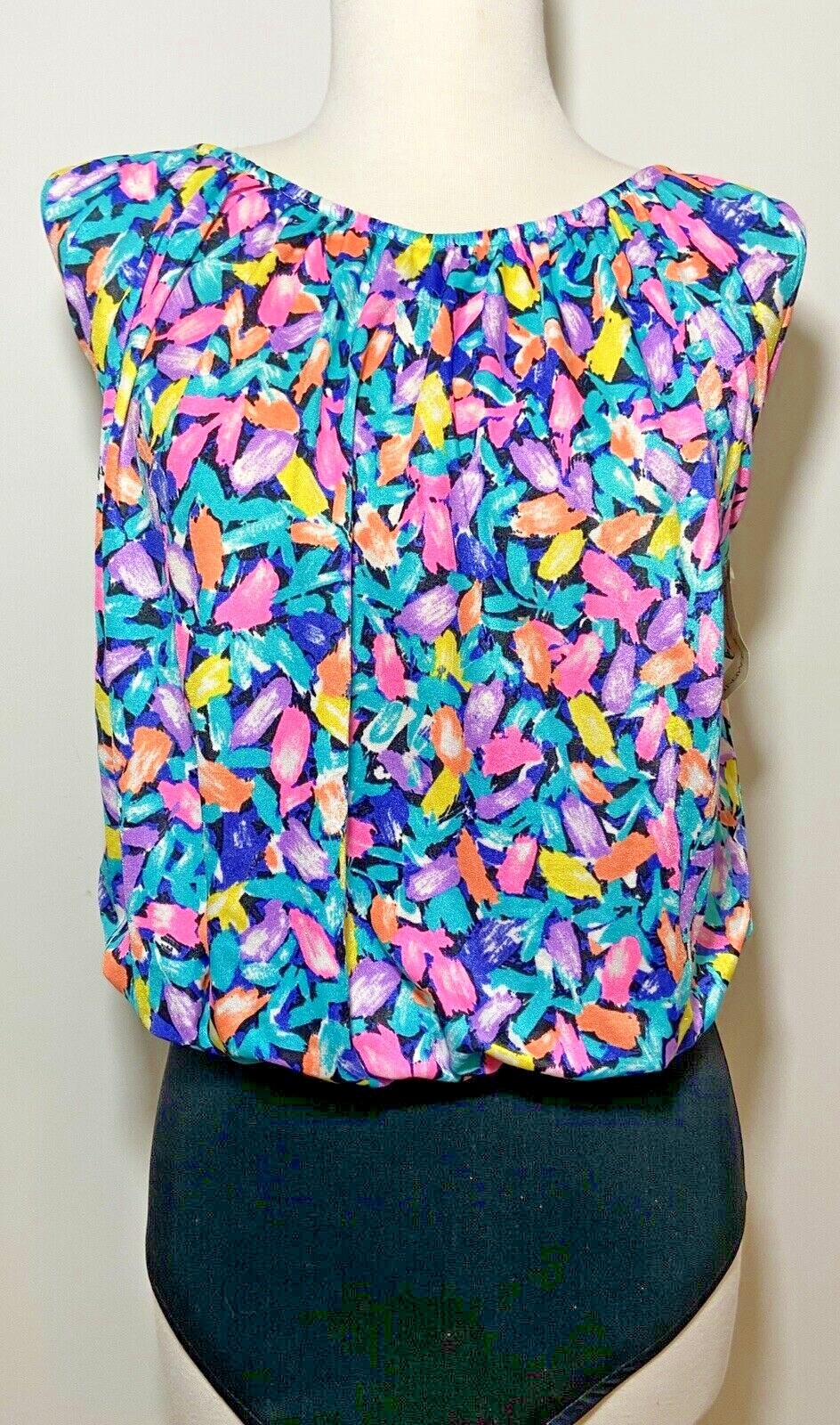 New Vintage Gabar One-Piece Bubble Bathing Suit Size 10 New With Tags