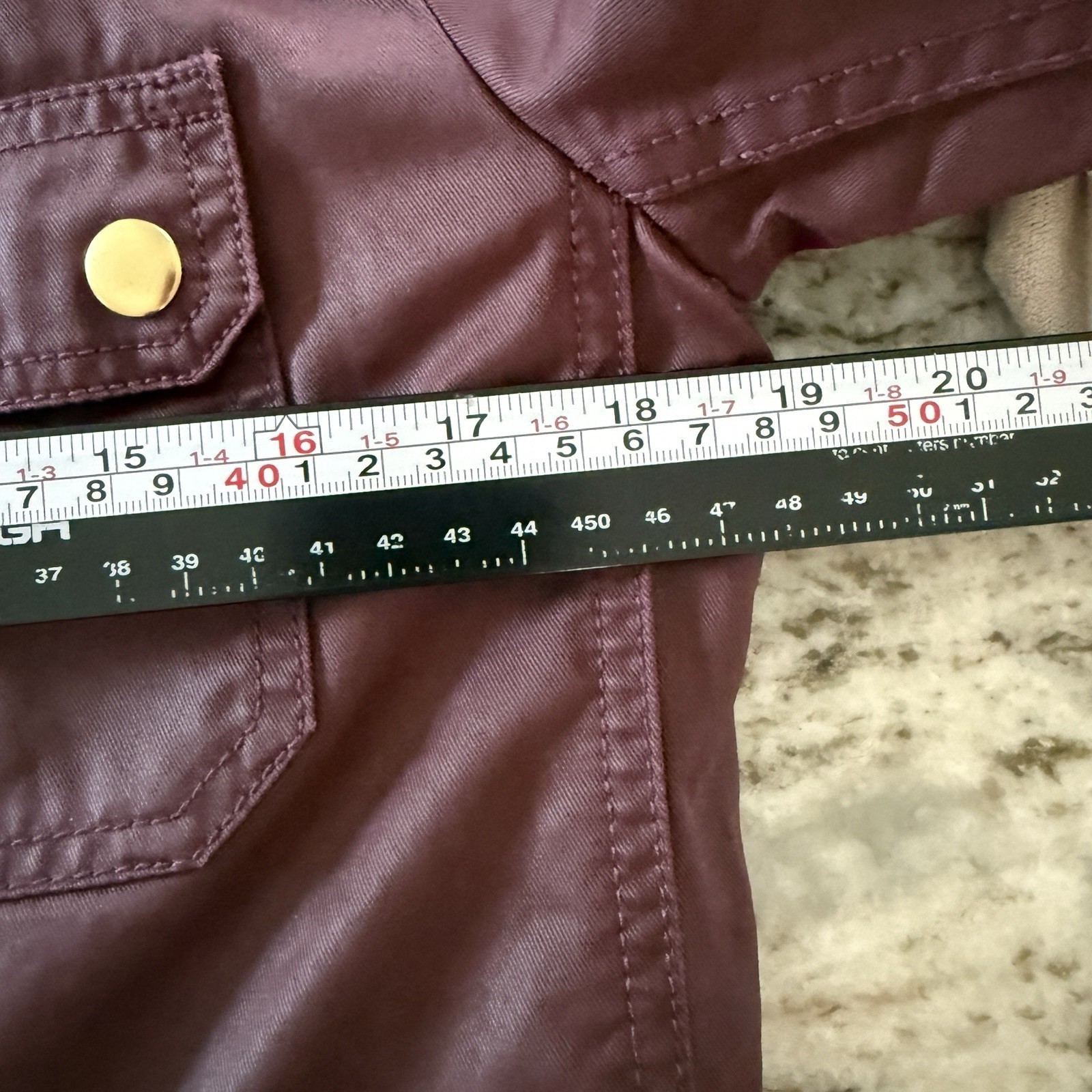 J. CREW Steampunk Coat S Burgundy Shiny Nylon Canvas Military Army Jacket