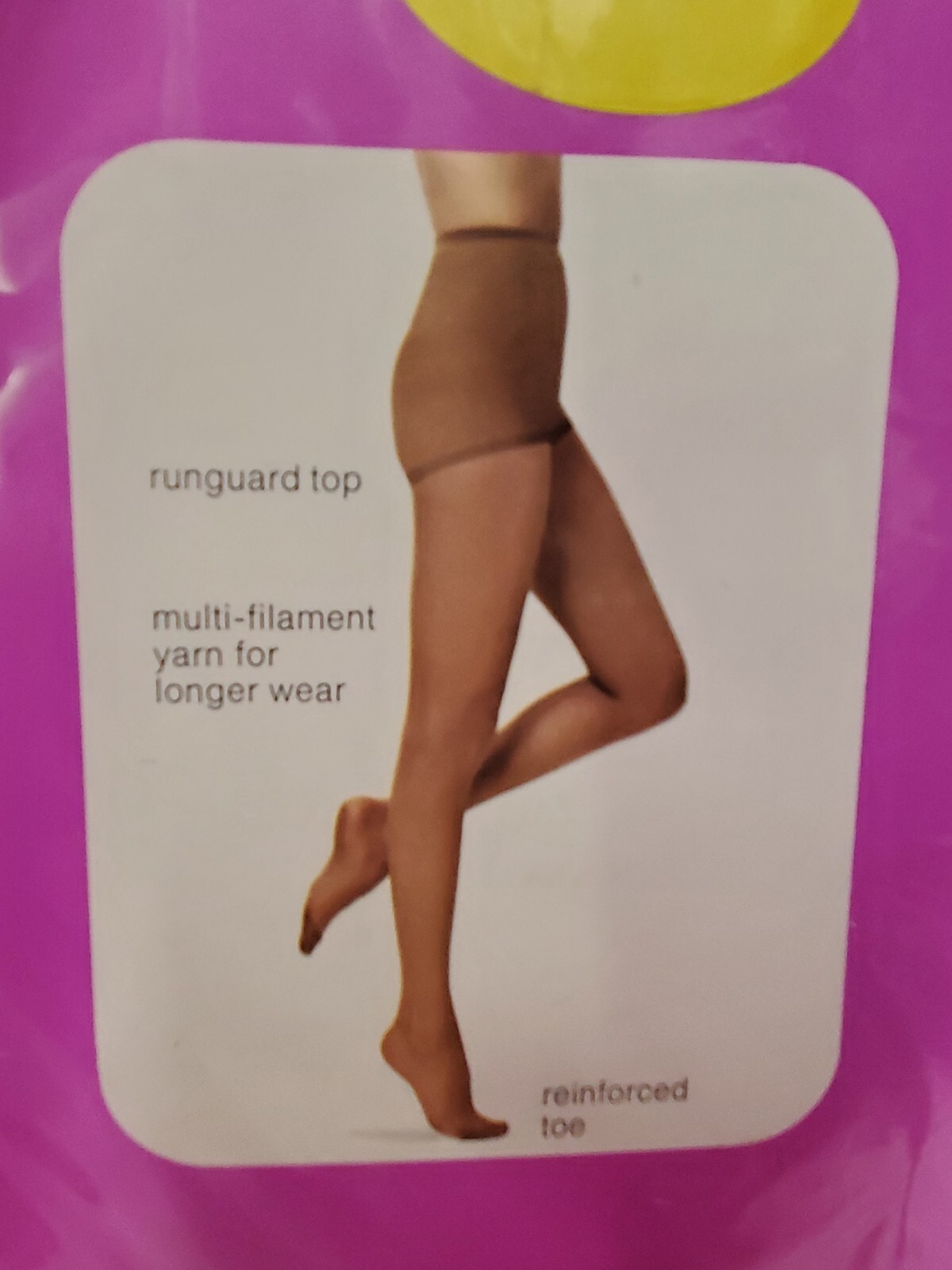 Vintage Miracle Stretch Pantyhose Pearl Grey Size Med Tall Nylon 21898 NOS New