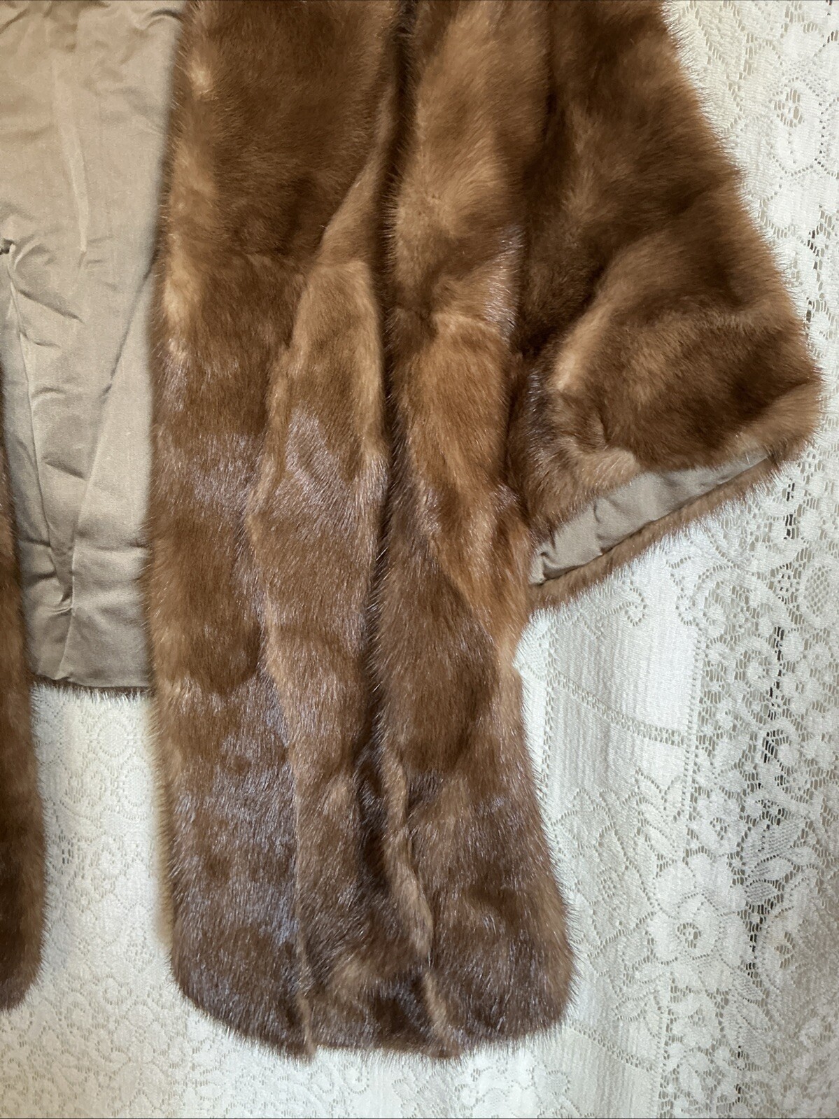 Vintage Elegant Mink Fur Cape Rice’s Fur Salon USA