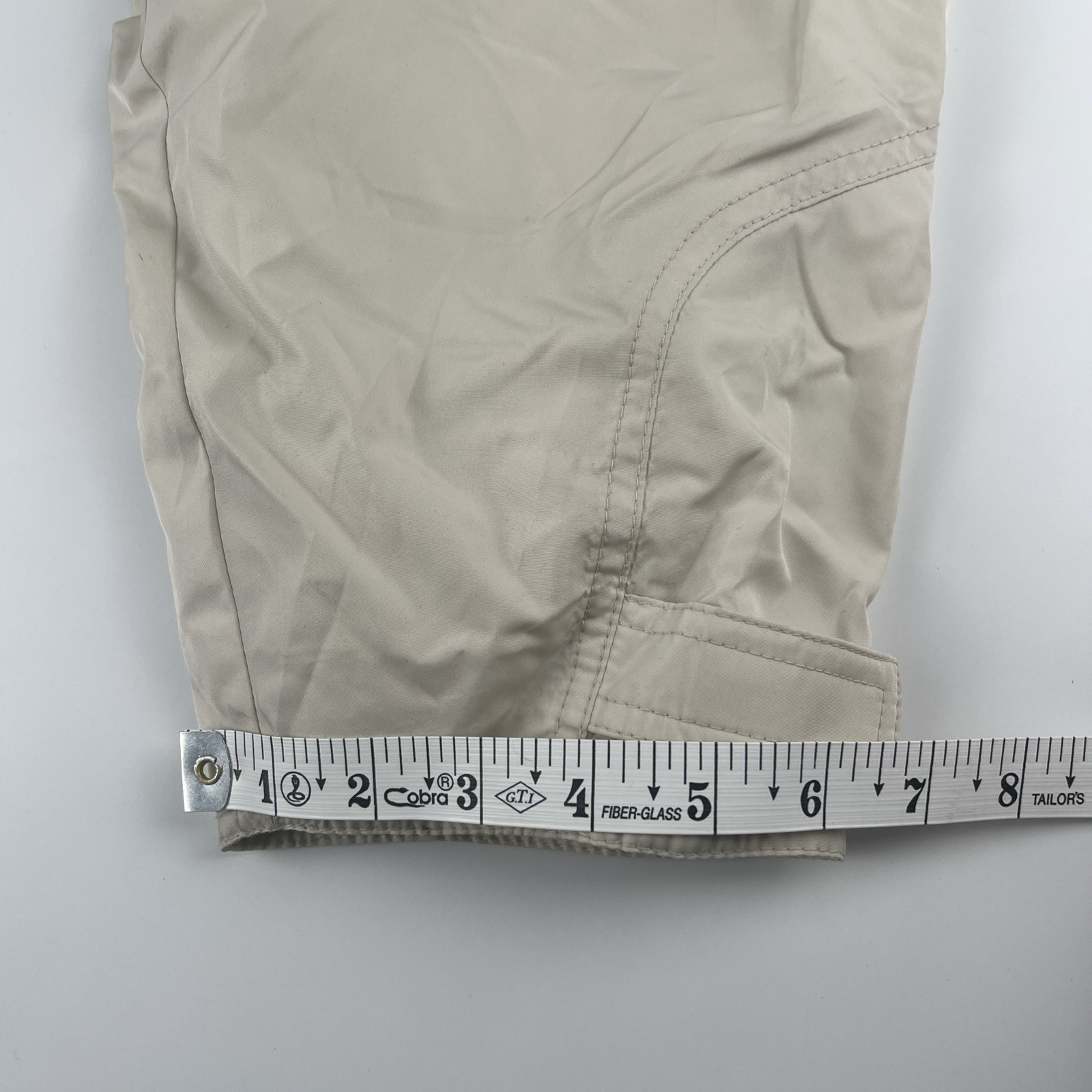 Vintage 90s Columbia Micro-Tex Ski Jacket Women’s XL Colorblock Cream Green