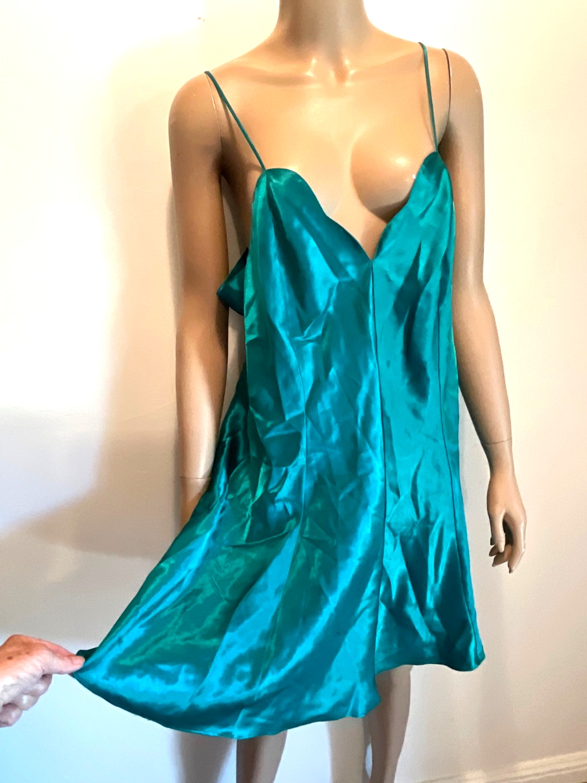 Vtg Fredricks Of Hollywood Slip Dress Chemise Babydoll Nightie Nightgown Sz. 16