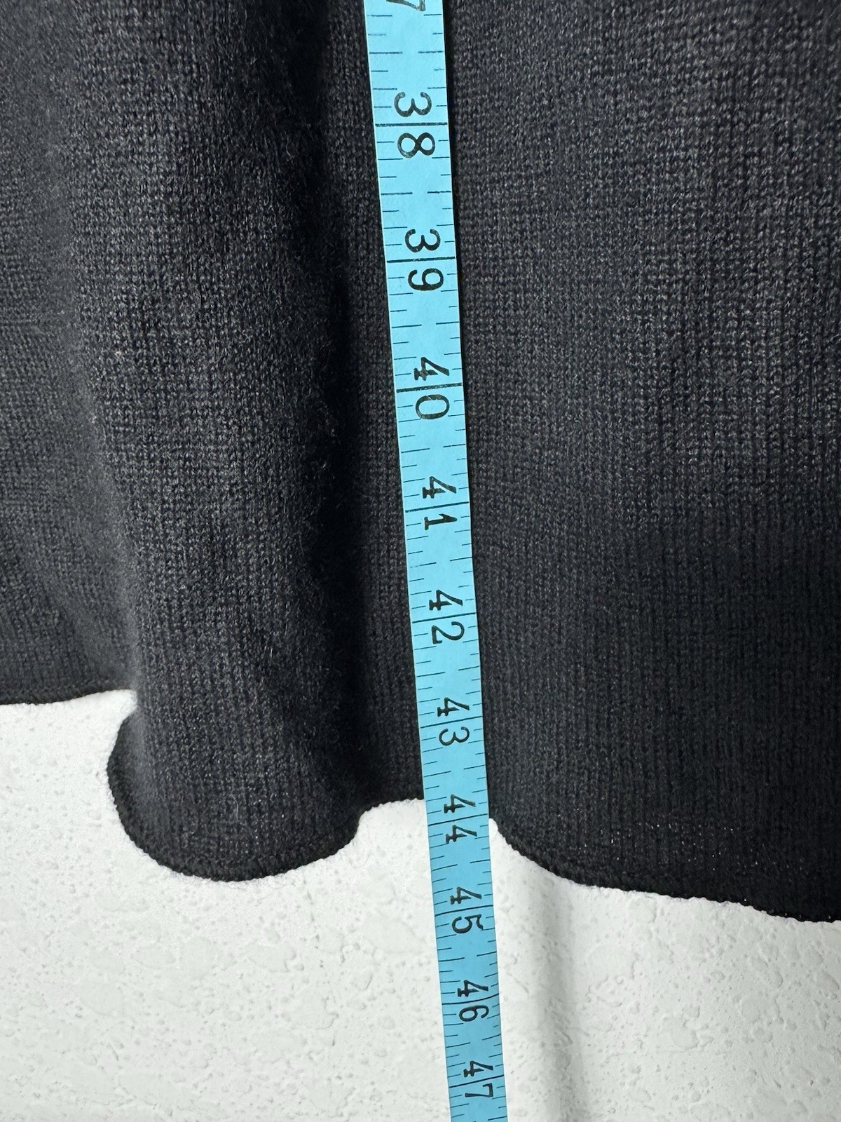 New Zoran Vintage Designer Cashmere Silk Sleeveless, Boat Neck Black Knit Dress