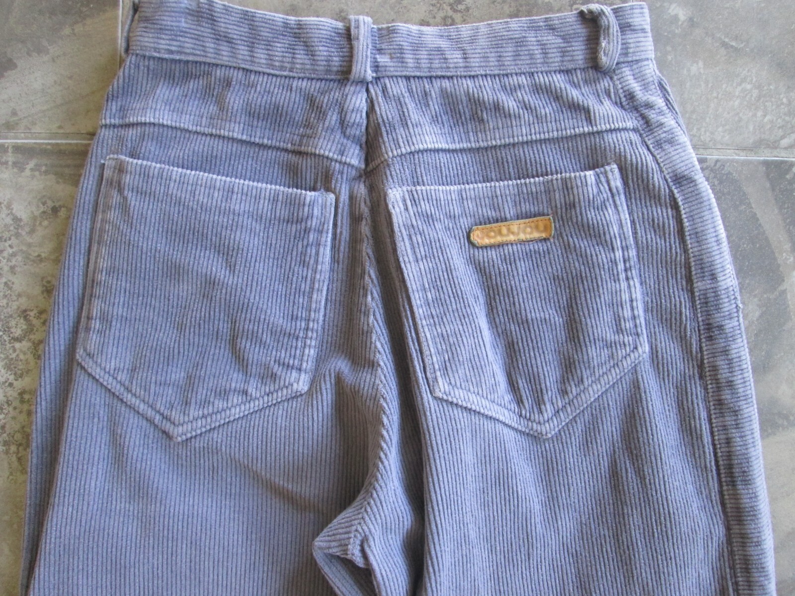Vintage JouJou Corduroy Pants 9/10 26×27 Mom High Waist Purple Pleated Tapered
