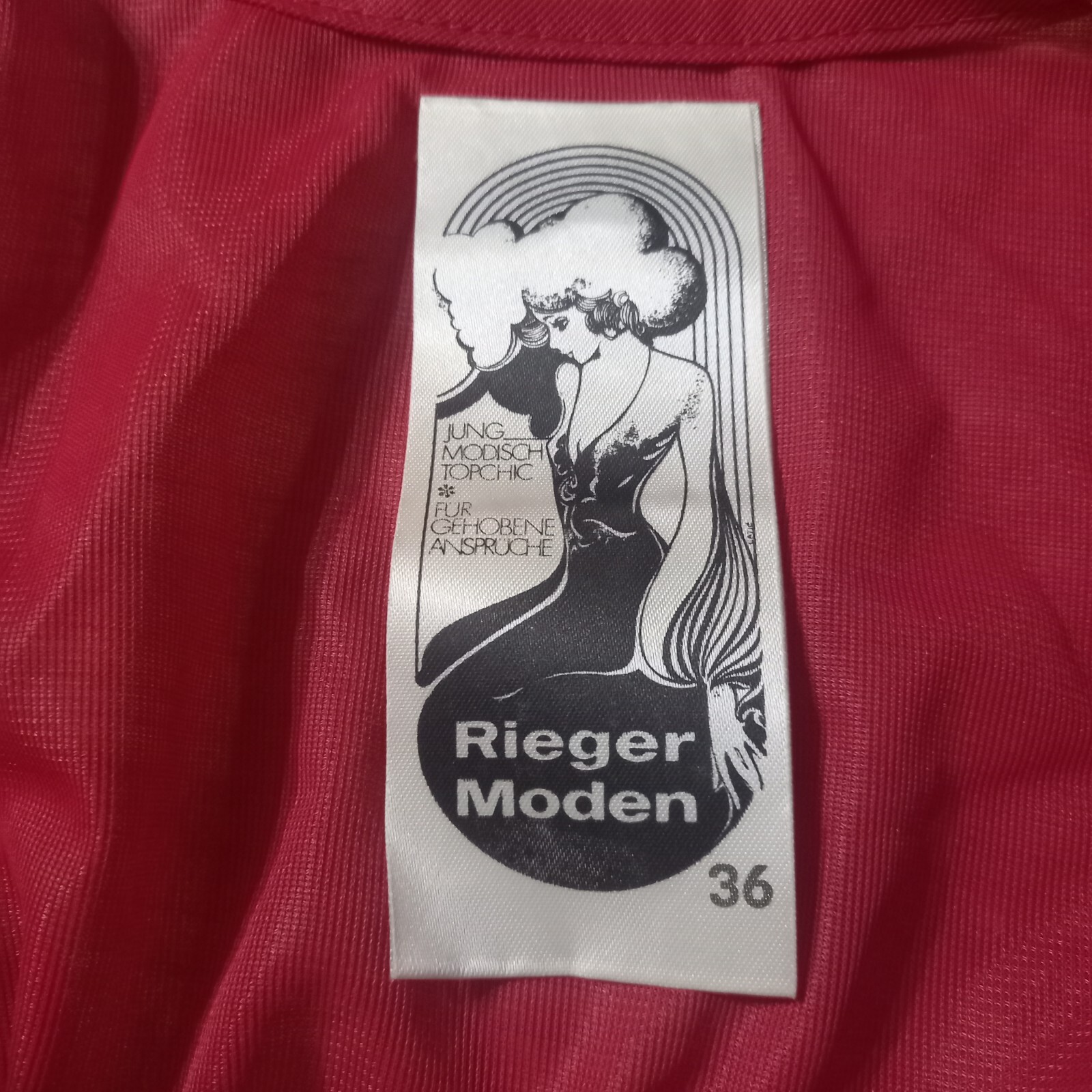 70s Maxi Dress with Lurex Rieger Moden Red Dresses women S Small 1970s Vintage