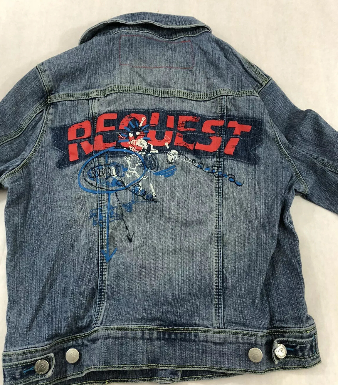 Womens Vintage Medium Jean Jacket Request Jeans Co. Hong Kong